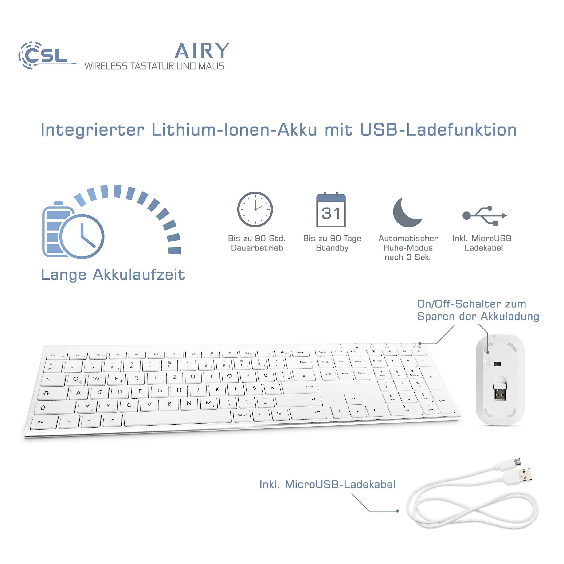 Maus-Set »AIRY« online Tastatur- und CSL bei UNIVERSAL
