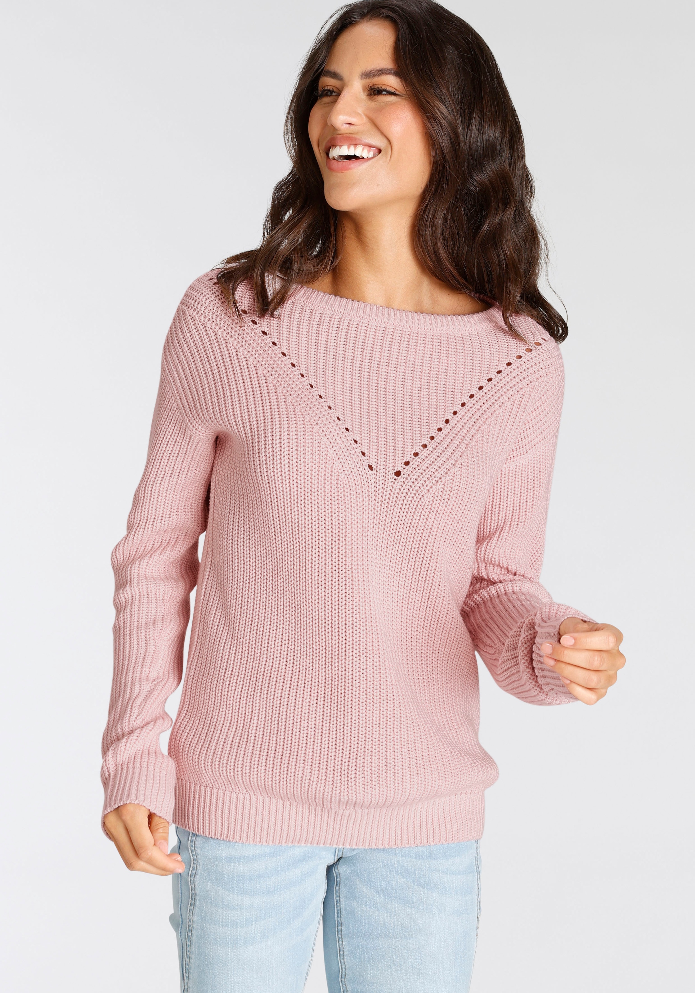 Laura Scott Strickpullover, mit Schleifen-Detail