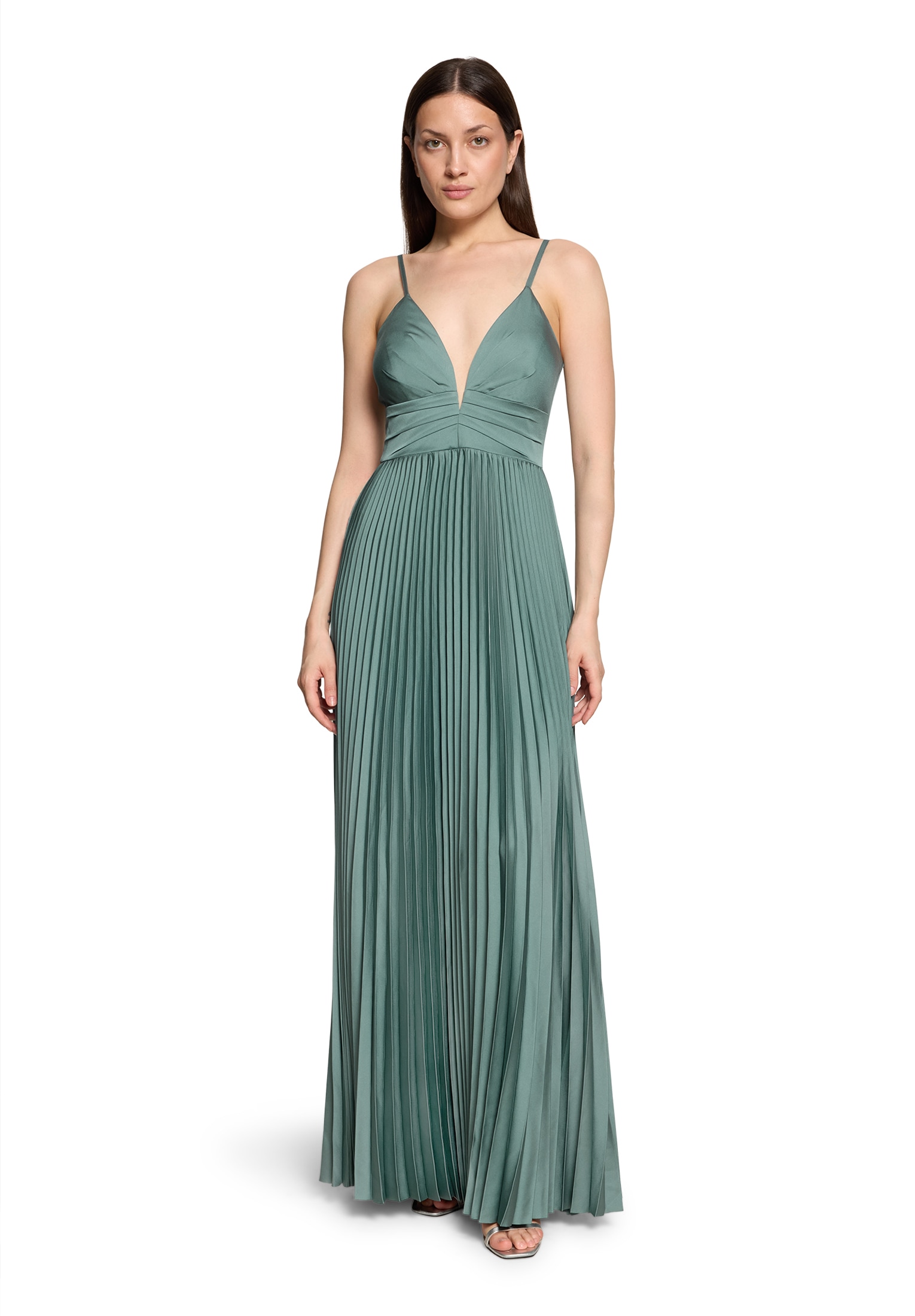 Vera Mont Chiffonkleid »Chiffonkleid mit V-Ausschnitt«