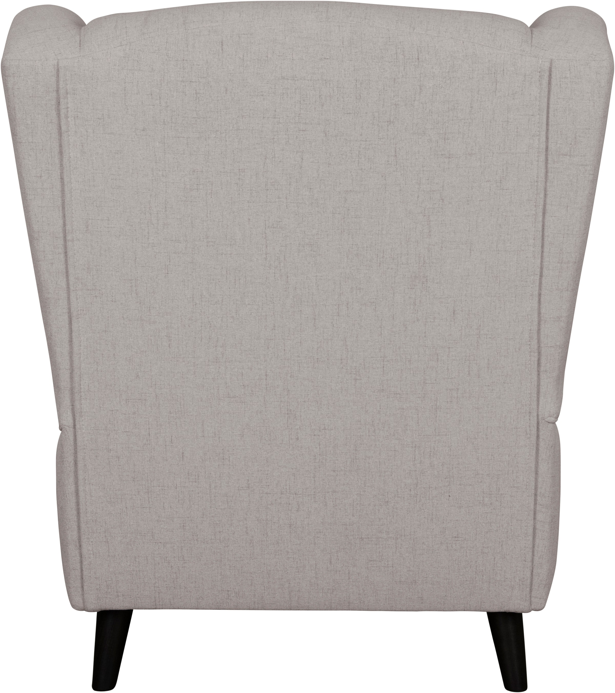 Home affaire Sessel »Ohrensessel CHISTELLE, wahlweise mit Polsterhocker«, mit Wellenunterfederung, Maße: B/T/H: 81/87/99 cm