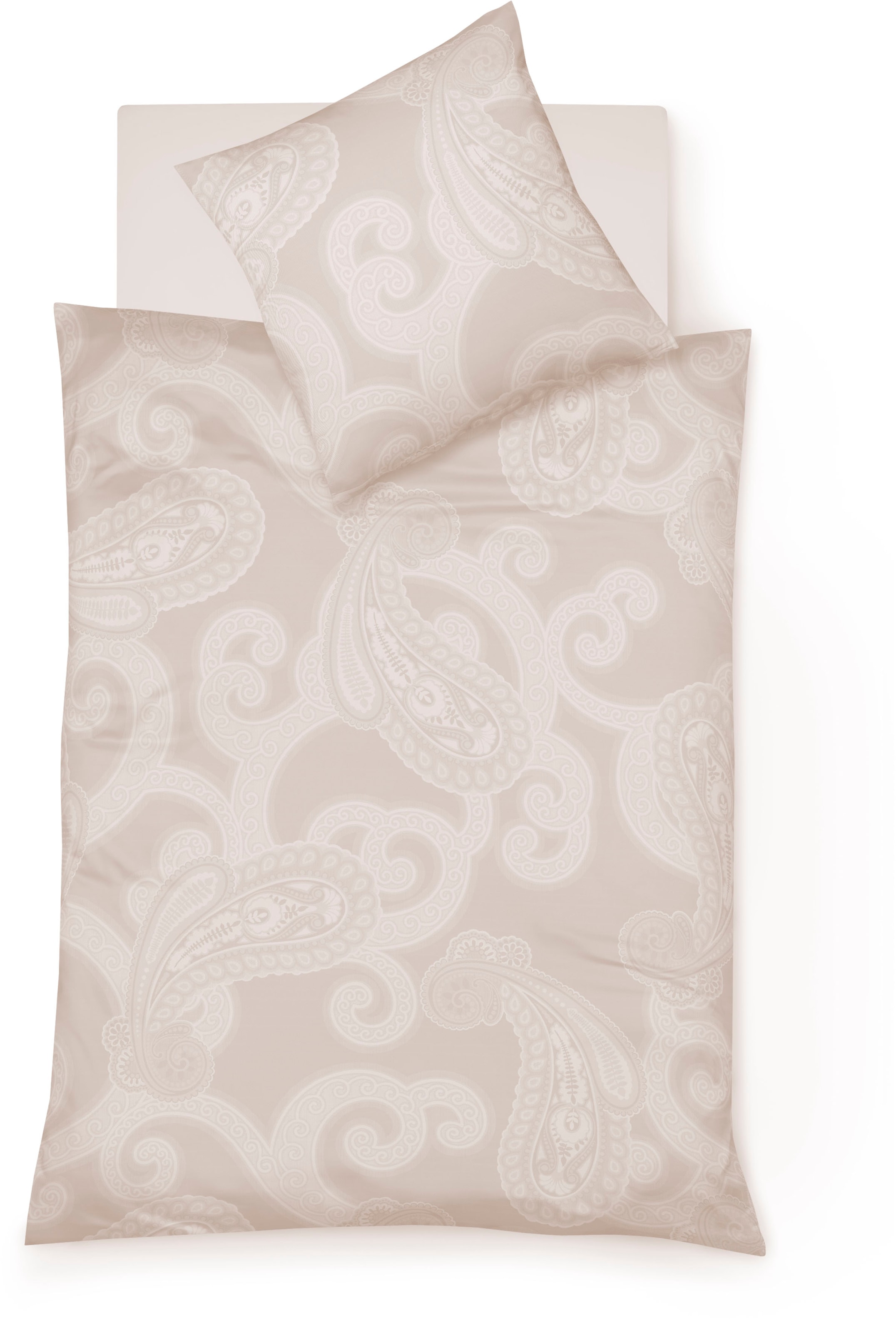 fleuresse Bettwäsche "Lech 4312" 2 Stk. Jacquard Flanell, Baumwolle, in Gr. 135x200, 155x220, 200x200cm