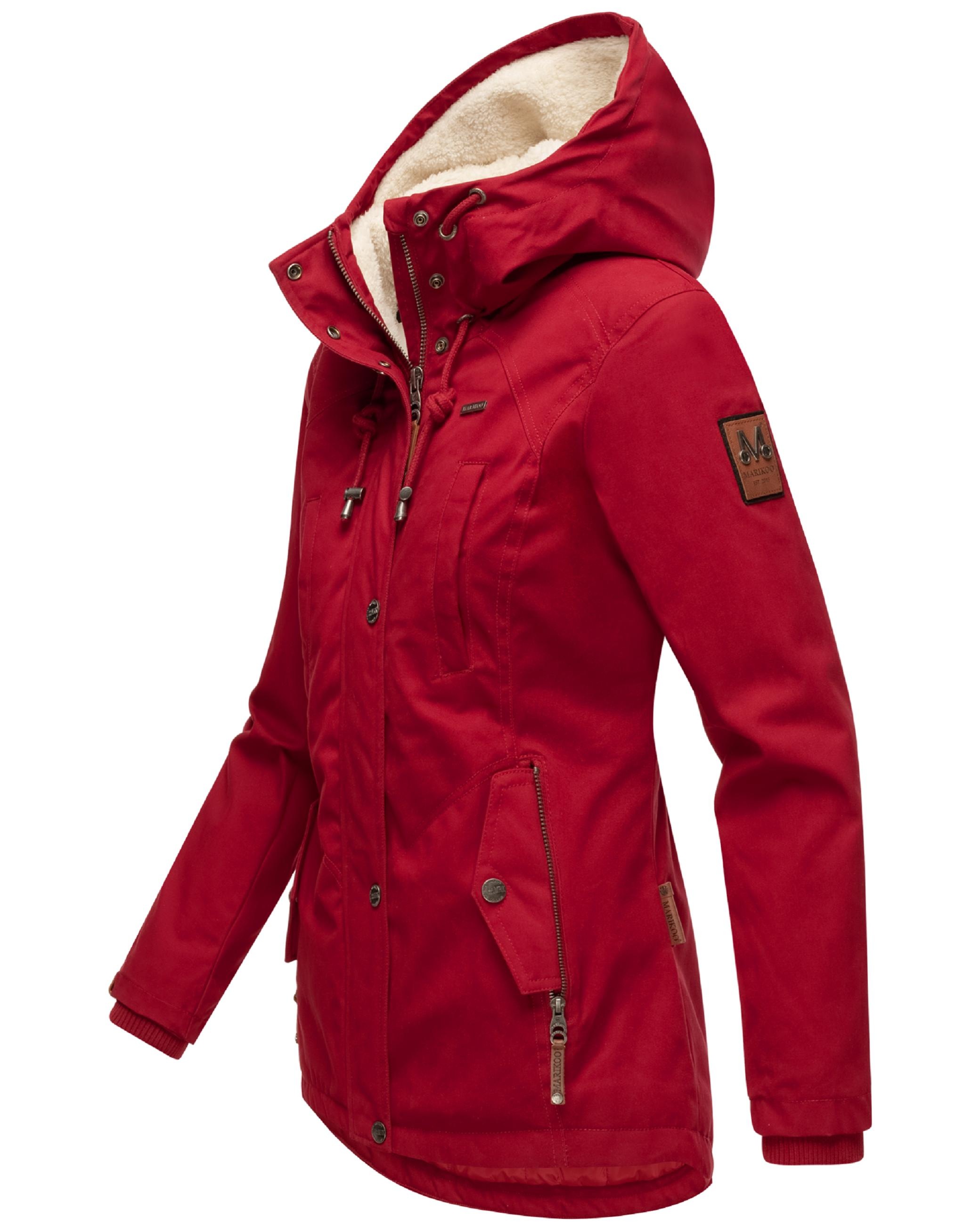 Marikoo Winterjacke »Winterjacke Bikoo«, mit Kapuze, sportliche Damen Outdoor Baumwolljacke mit Kapuze