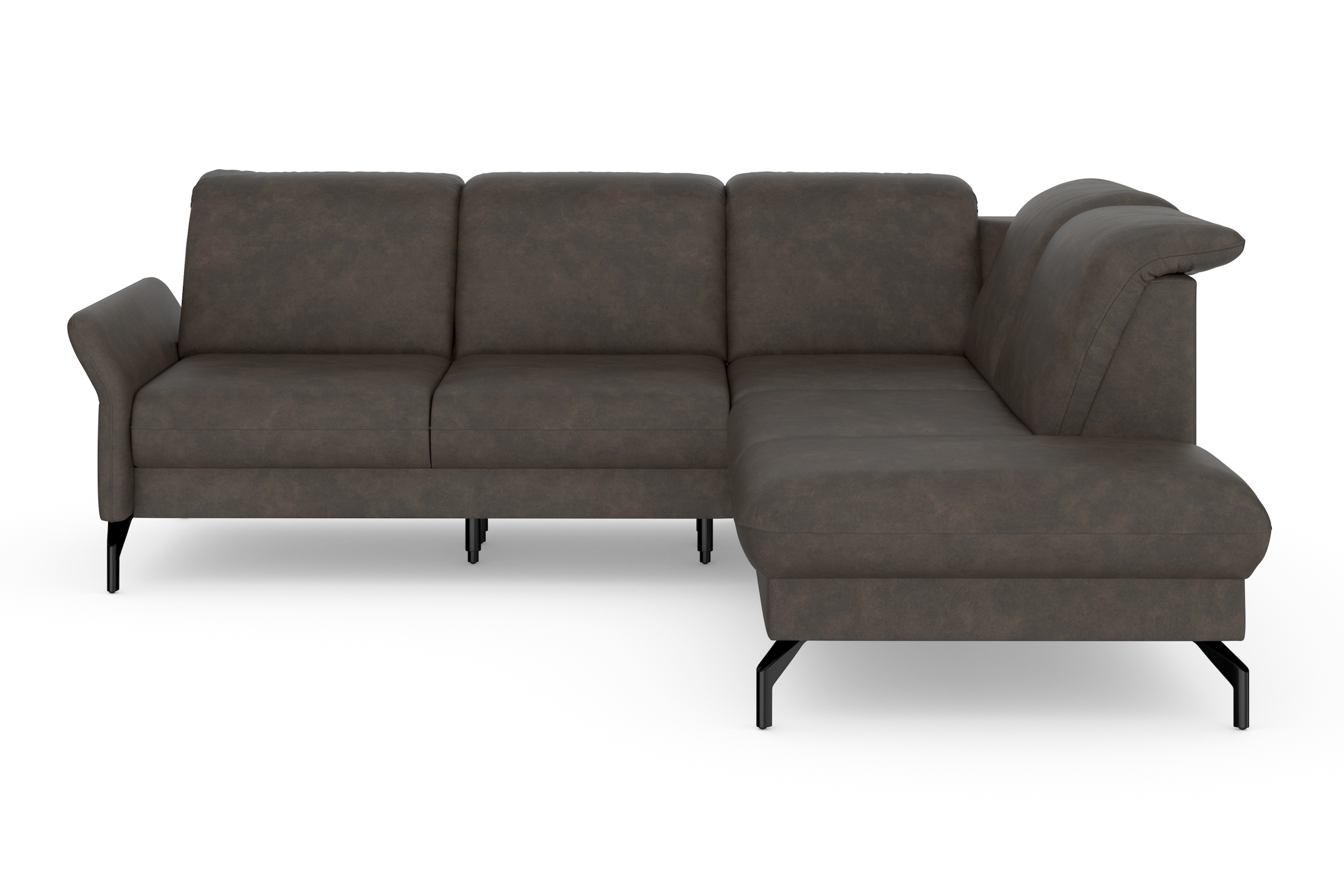 sit&more Ecksofa »Fashion L-Form«, wahlweise mit Kopfteilverstellung und Vorziehsitz, motorisch