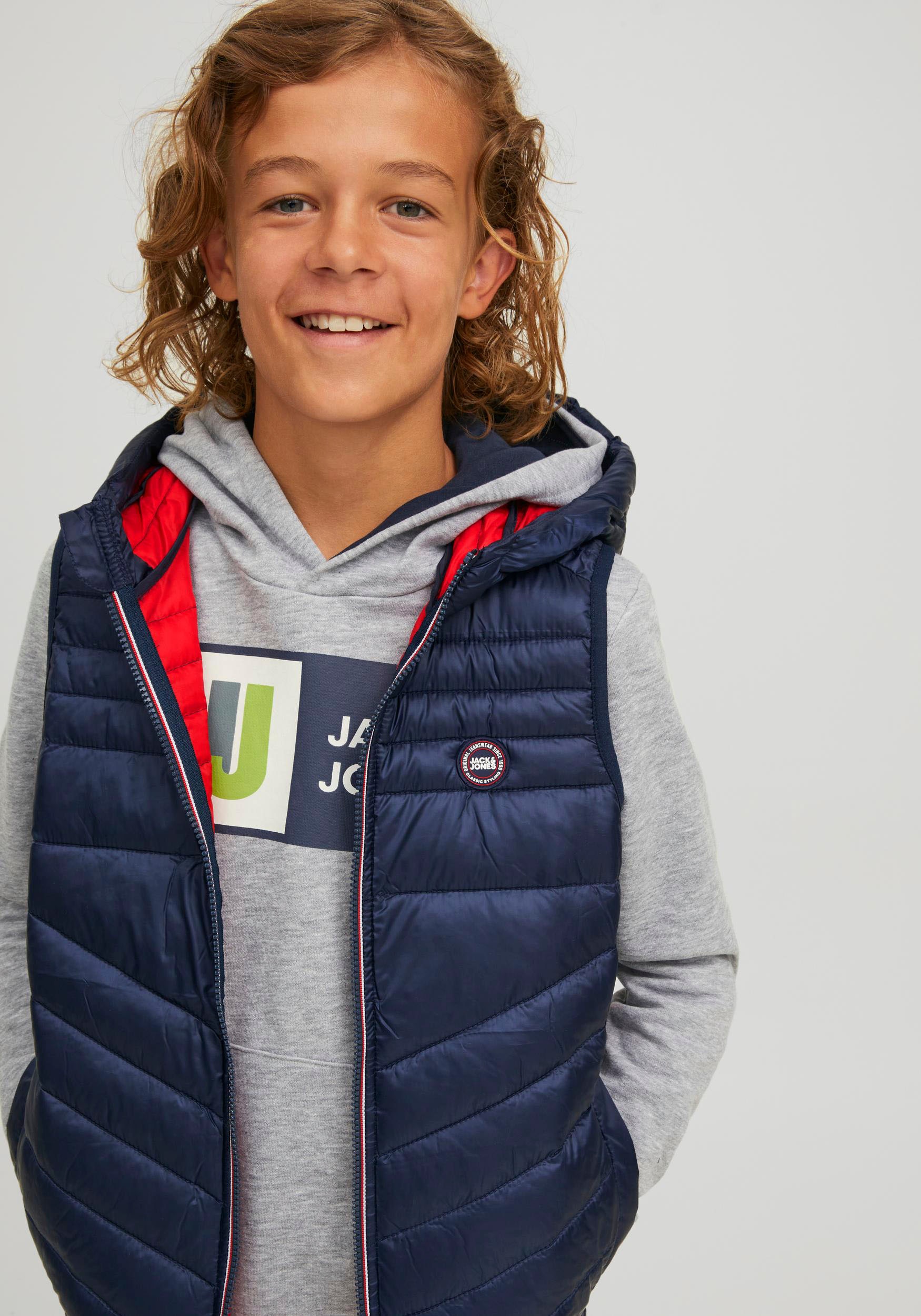 Jack & Jones Junior Steppweste »JJEHERO BODYWARMER HOOD NOOS JNR«