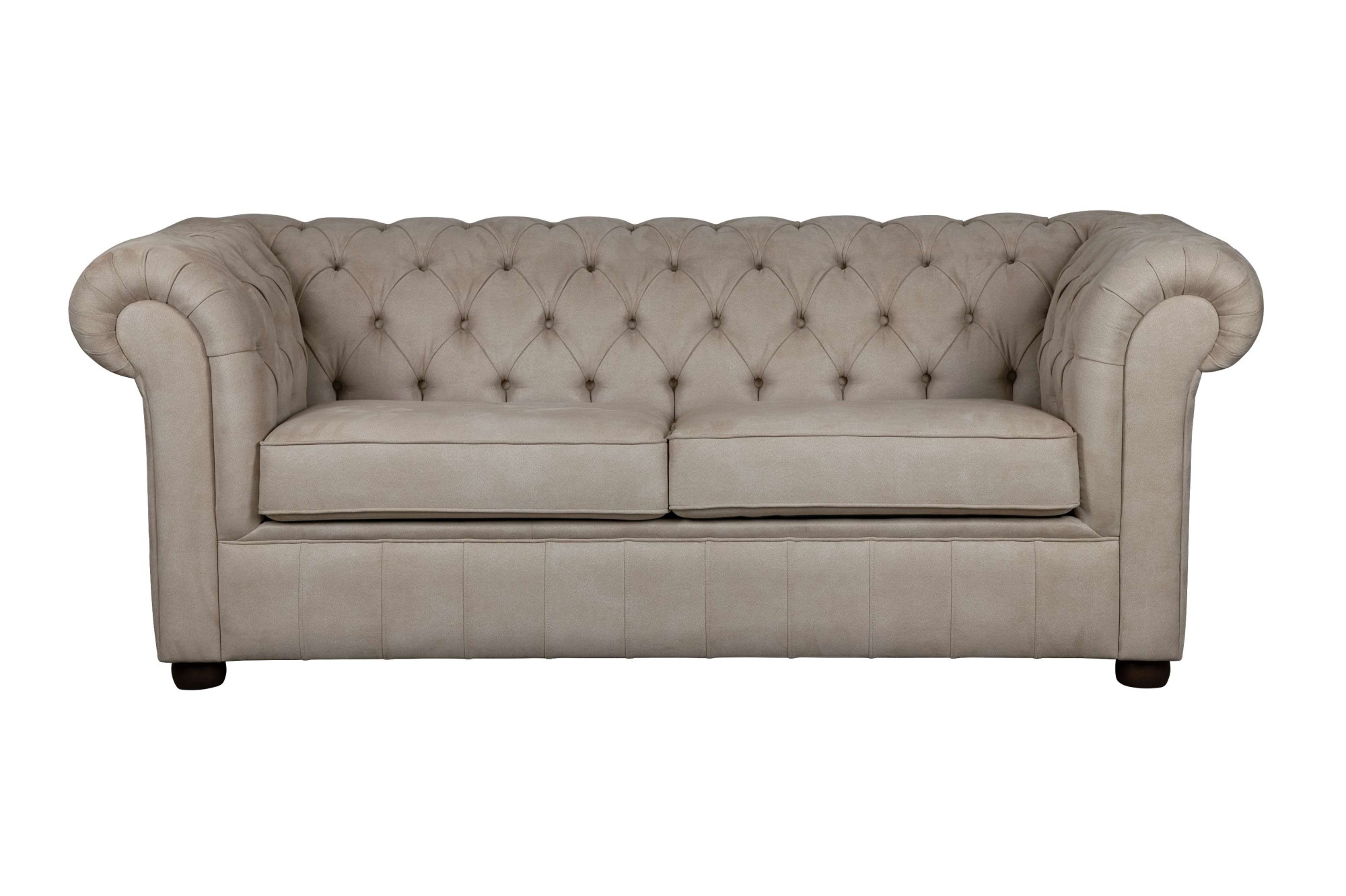 Home affaire 3-Sitzer »CHARENTE, optionale Schlafsofa, Chesterfield-Sofa, Bettfunktion«, mit edler Knopfheftung und typischen Armlehnen, B/T/H 198/89/74 cm