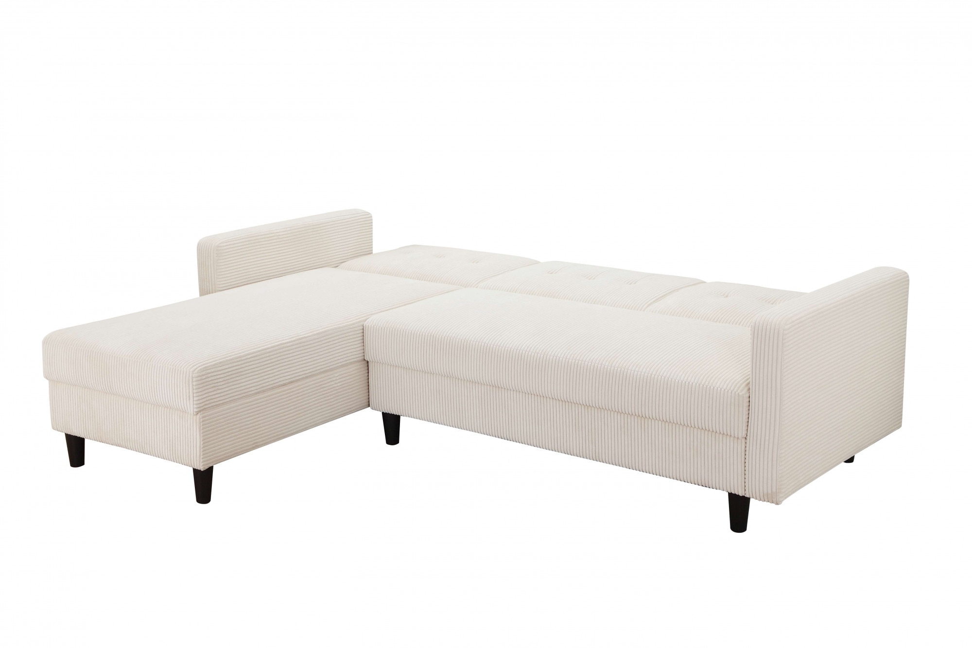 Dorel Home Ecksofa »Hartford II«, mit Bettfunktion und Stauraum, Recamiere beidseitig montierbar