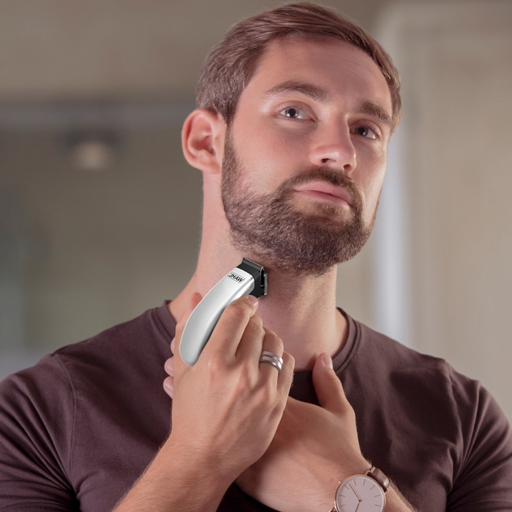 Wahl Haar- und Bartschneider »Home Pro Deluxe Combo«, 10 Aufsätze, Einstellbarer Verstellhebel, Batteriebetriebener Mini-Trimmer