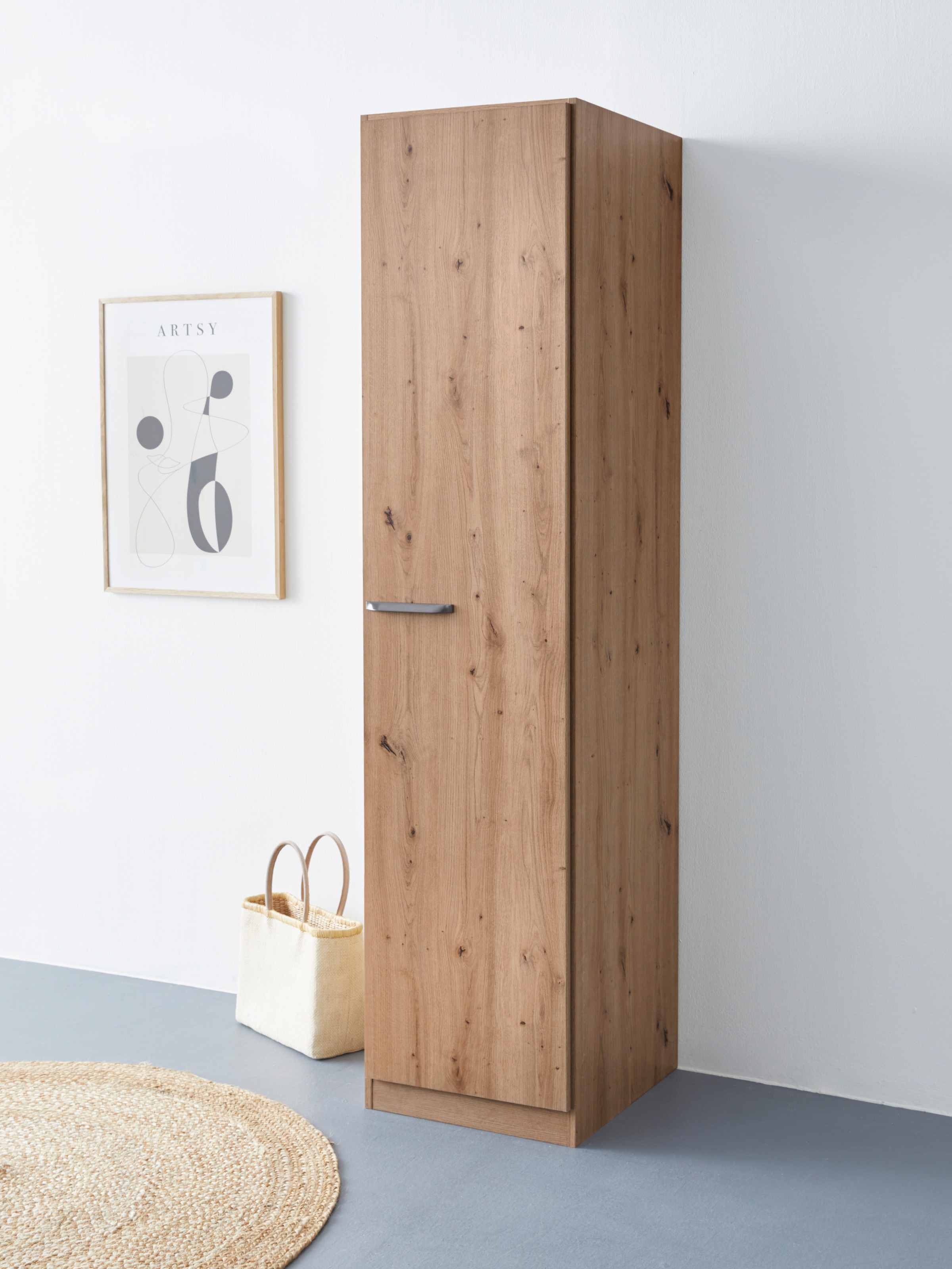 INOSIGN BY RAUCH Drehtürenschrank »Kleiderschrank Schrank Garderobe Wäscheschrank VANDOR« in drei Breiten, Höhe 197 cm, Griffe in Graumetallic MADE IN GERMANY