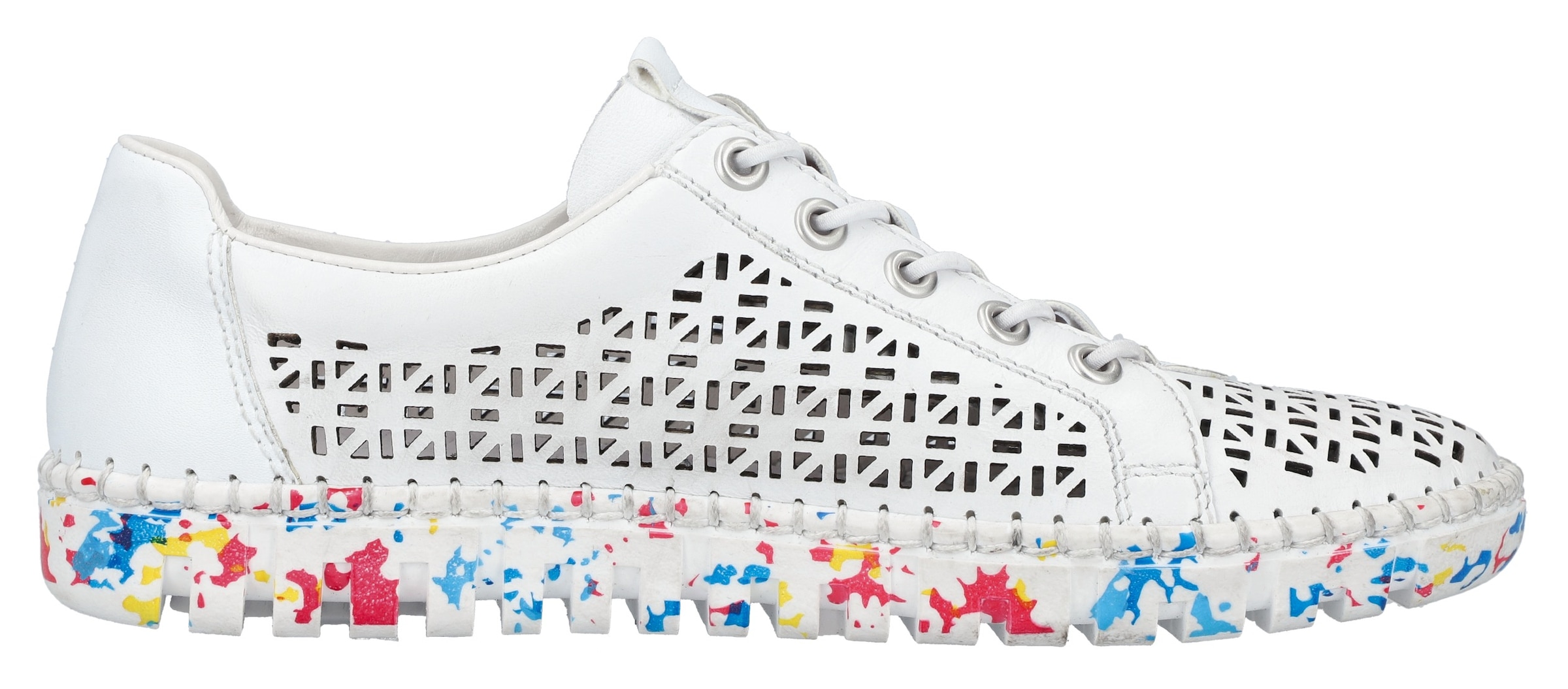 Rieker Slip-On Sneaker  , Halbschuh, Freizeitschuh, Schlupfschuh mit Gummizug