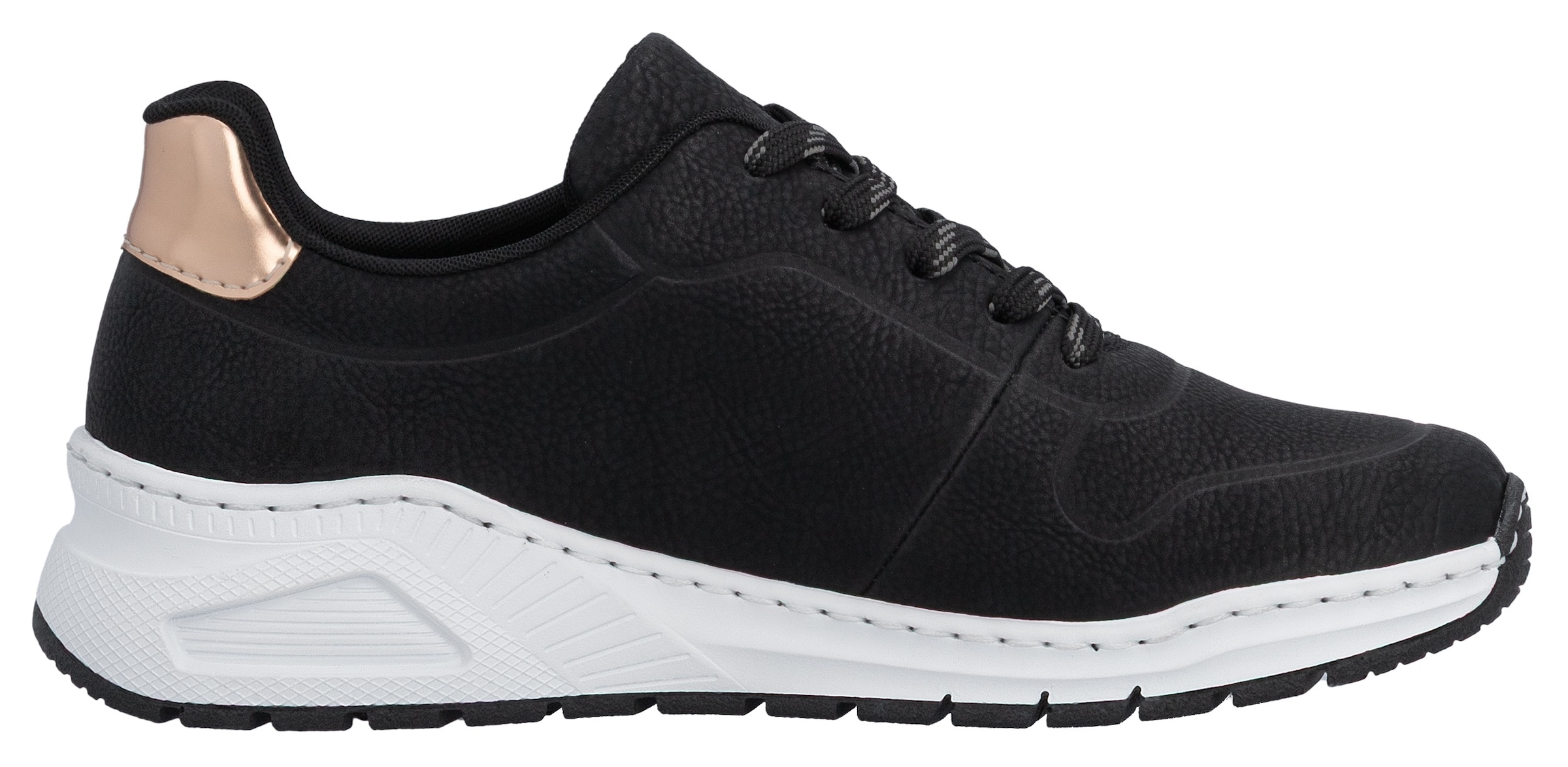 Rieker Sneaker  mit MemoSoft-Innensohle, Freizeitschuh, Halbschuh, Schnürschuh