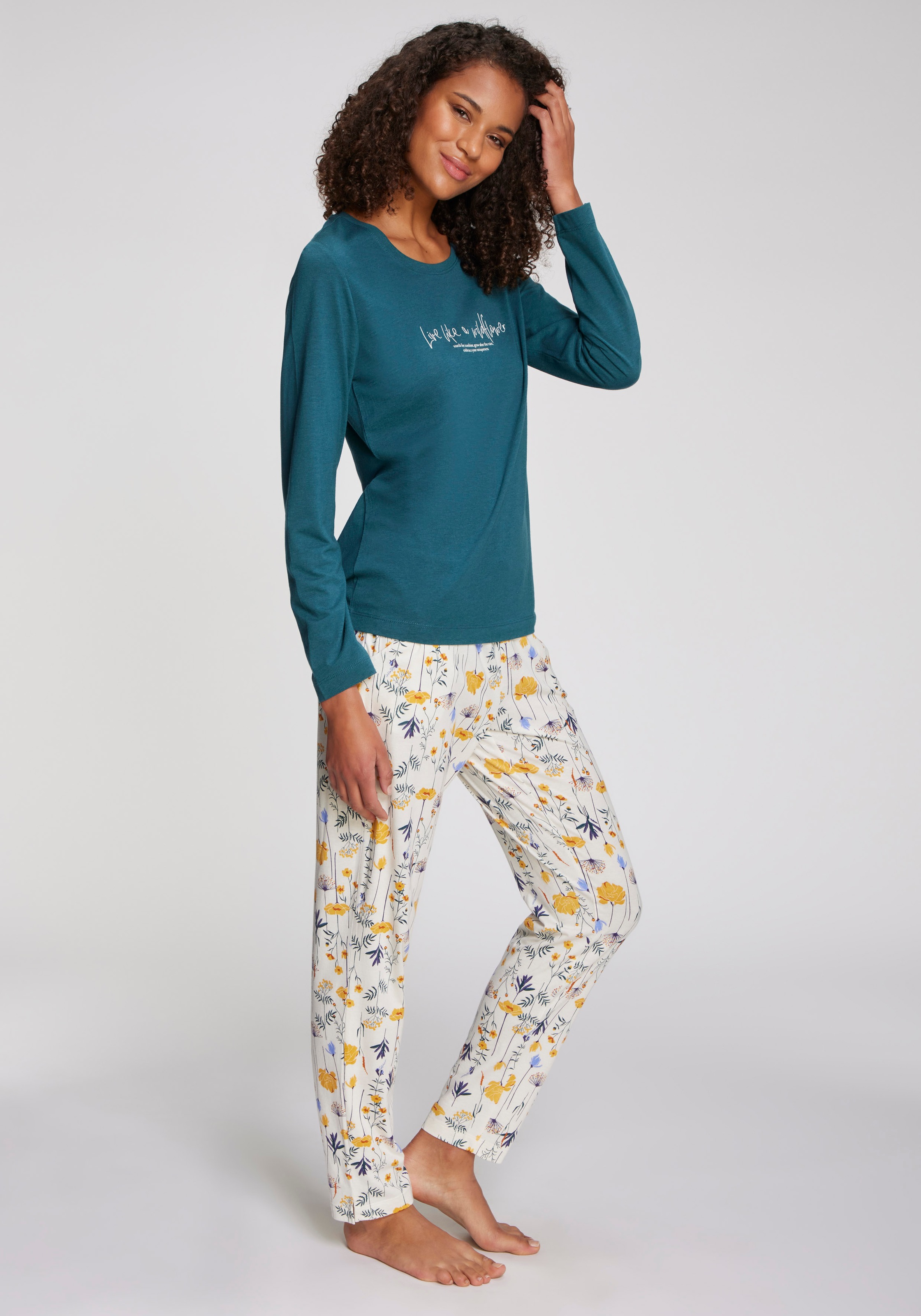 Vivance Dreams Pyjama 2-teilig, 2 tlg. Mit schönem Muster