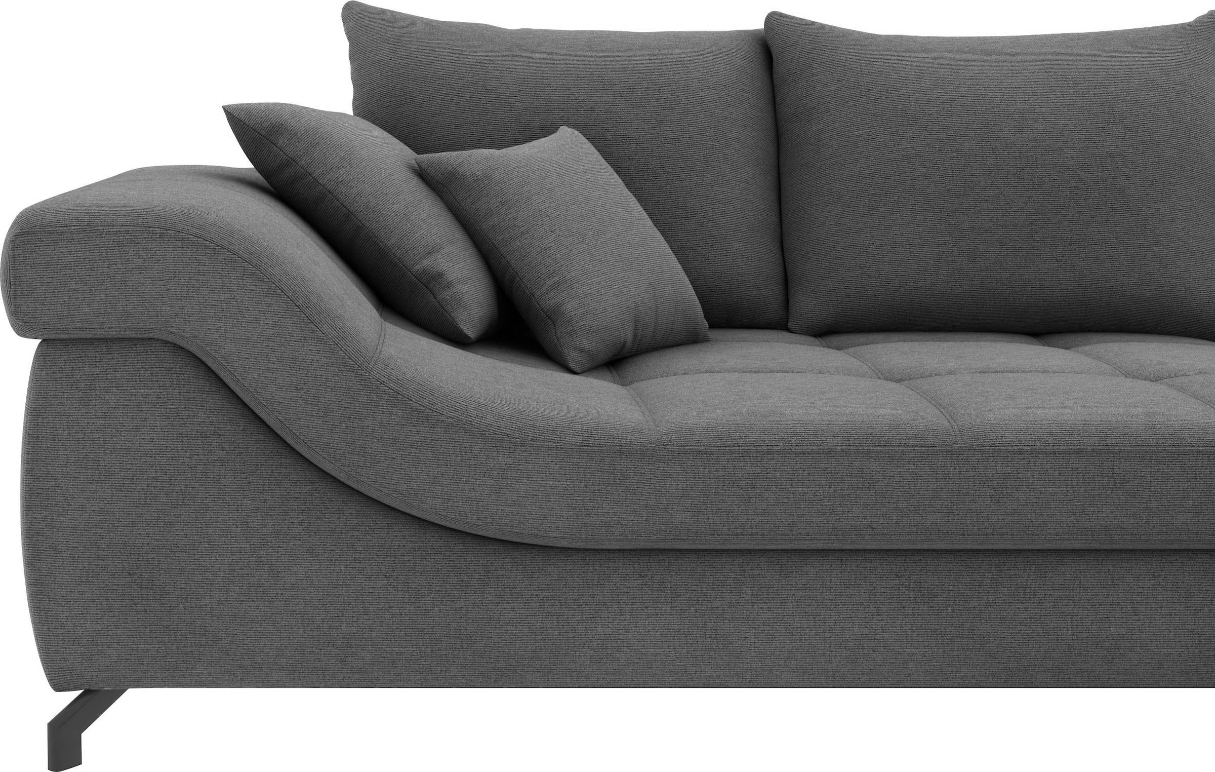 Mr. Couch Ecksofa »Taylor, L-Form, wahlweise mit Kaltschaum« mit Kaltschaum bis 140 kg pro Sitzplatz belastbar