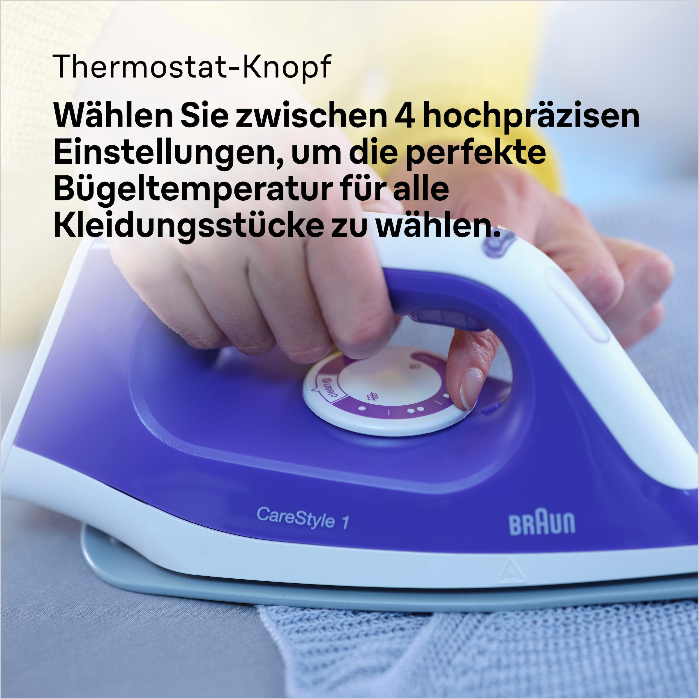 Braun Dampfbügelstation »CareStyle 1 IS1014VI Dampfbügelstation, Weiß/Violett«