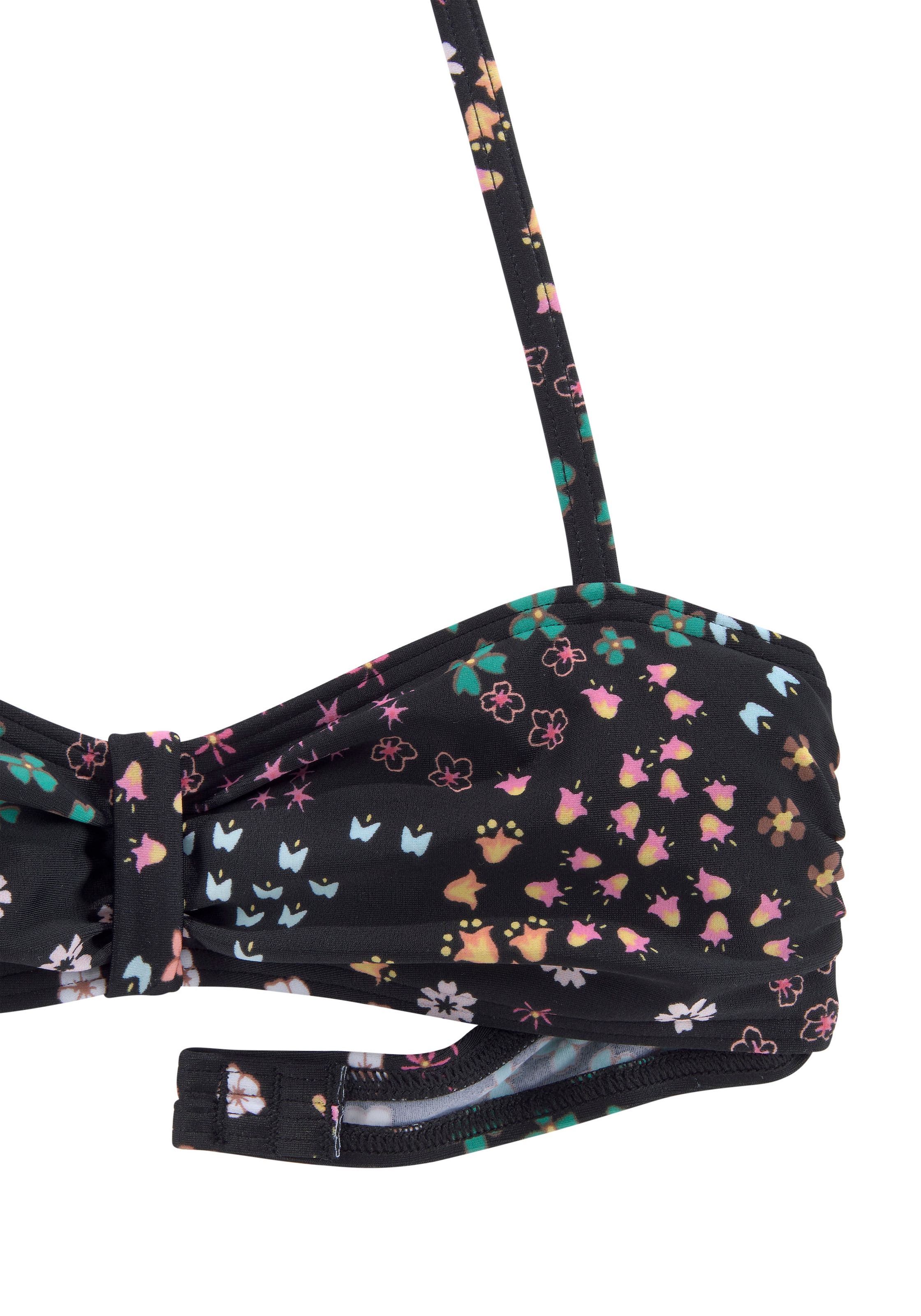 s.Oliver Bandeau-Bikini »Milly Kids«, mit Blumendruck