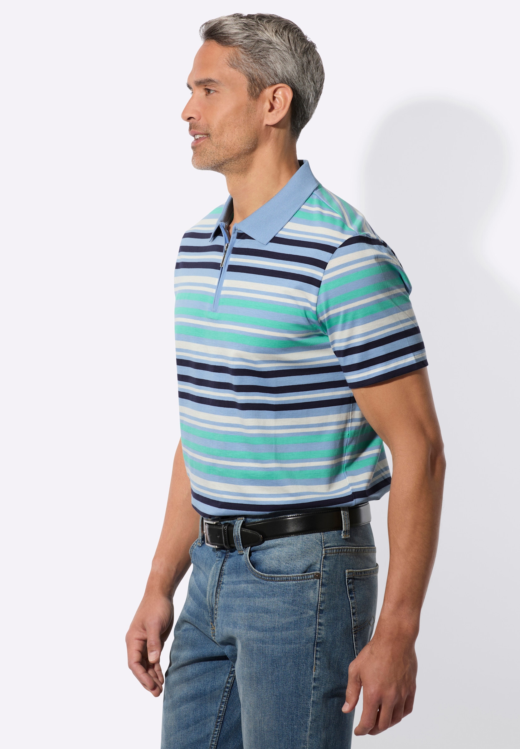 Sieh an! Poloshirt »Kurzarm-Poloshirt Poloshirt«