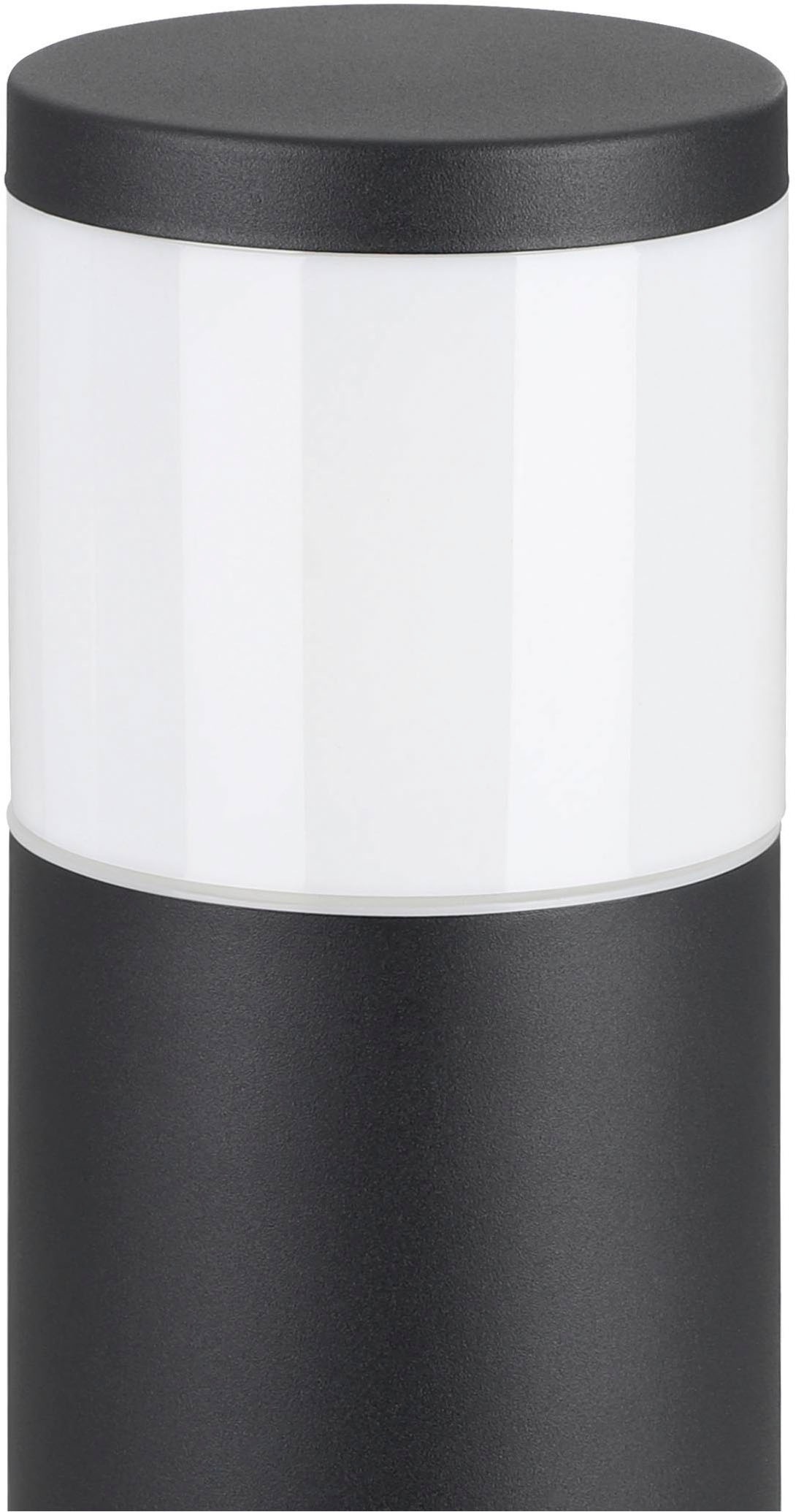 EGLO Stehlampe »BASALGO-Z Stehleuchte, Außenbeleuchtung, schwarz, IP44, ZigBee 3.0«, Leuchtmittel E27 | Leuchtmittel wechselbar-ohne Leuchtmittel, App / Sprachsteuerung Alexa, ‎‎112x110x470cm, exkl. Fernbedienung