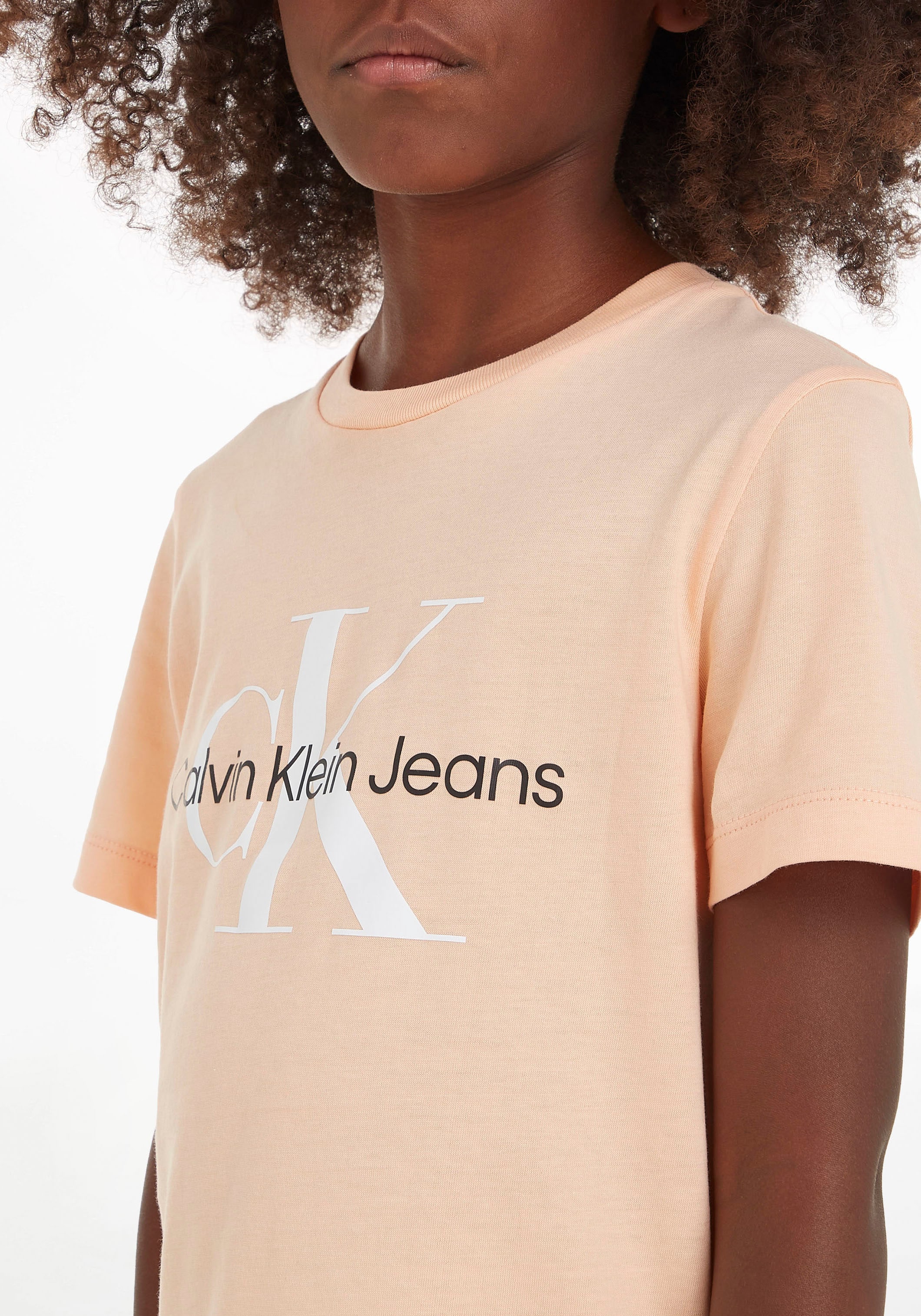 Calvin Klein Jeans T-Shirt »MONOGRAM LOGO T-SHIRT«, Kinder Kids Junior MiniMe,für Mädchen und Jungen