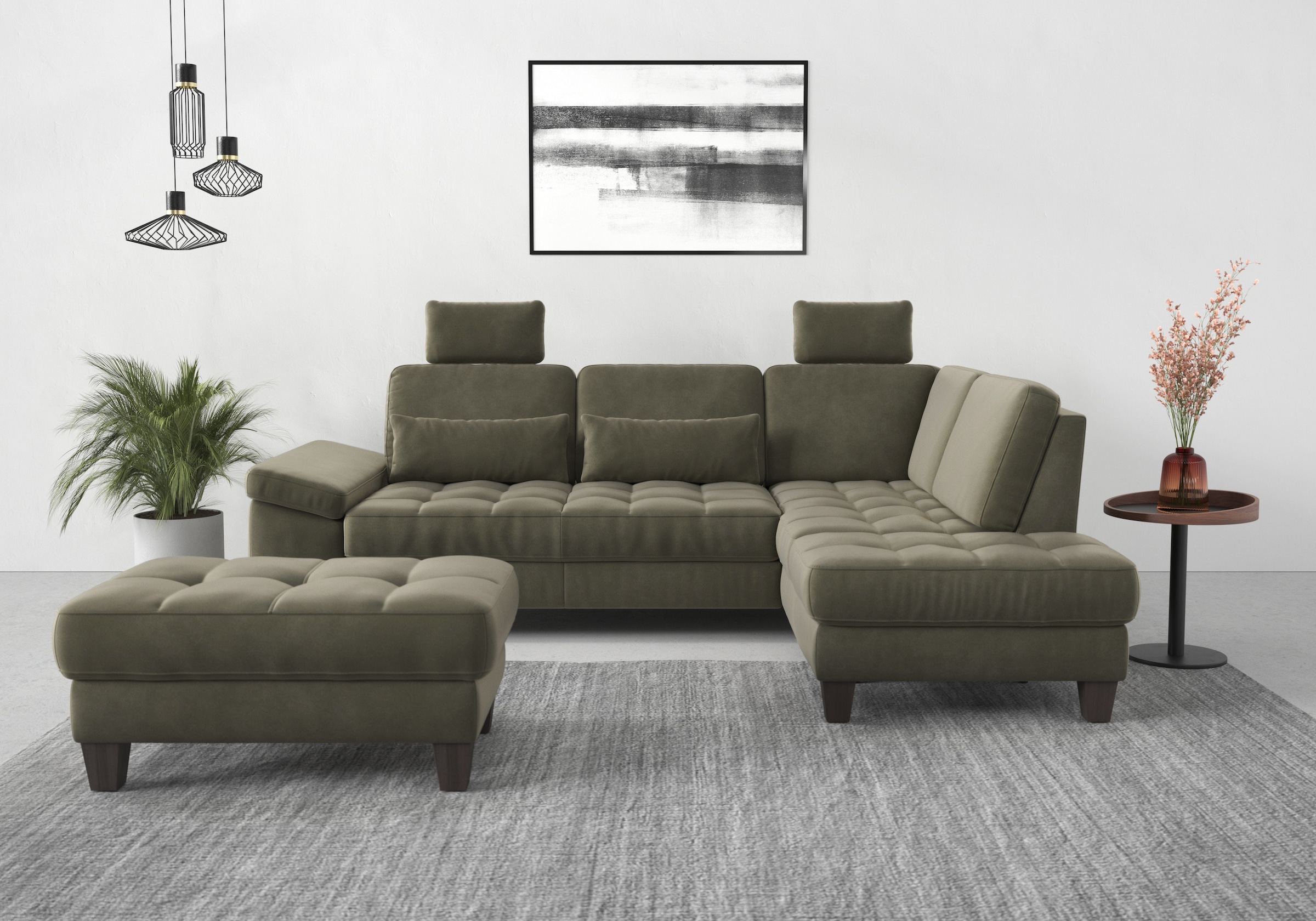 sit&more Stauraumhocker »Westham«, wahlewise mit/ohne Federkern