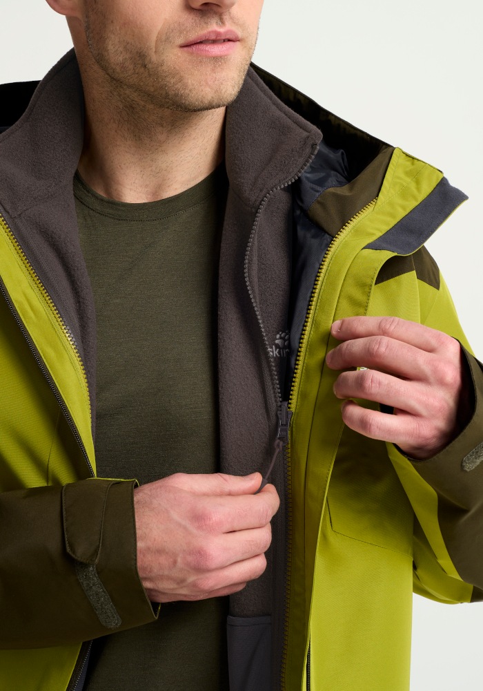 Jack Wolfskin Fleeceweste »TAUNUS 300 VEST M« Fleeceweste, warm, 3-in-1 kompatibel