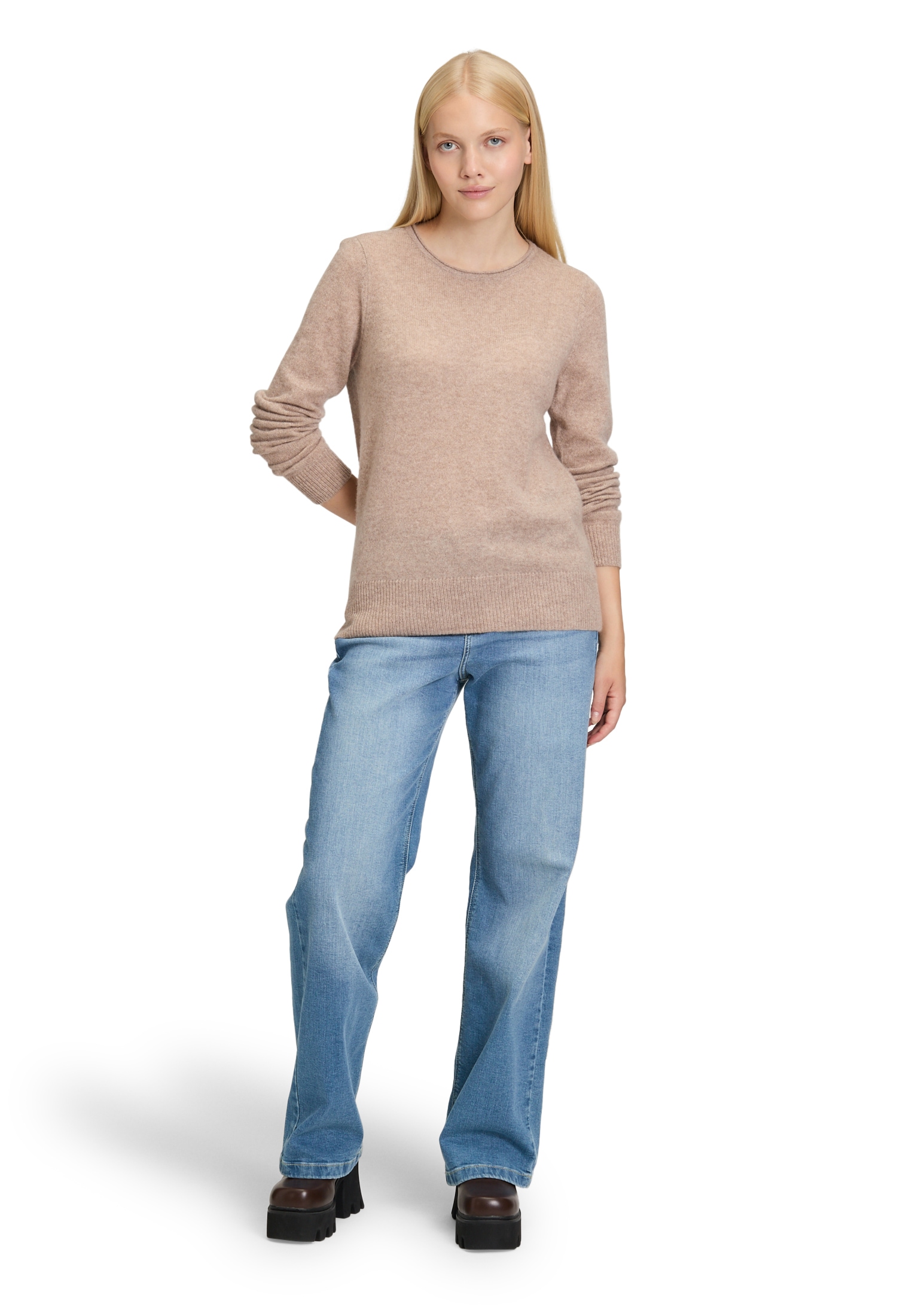 Cartoon Kaschmirpullover »Kaschmir-Pullover mit Rundhalsausschnitt«