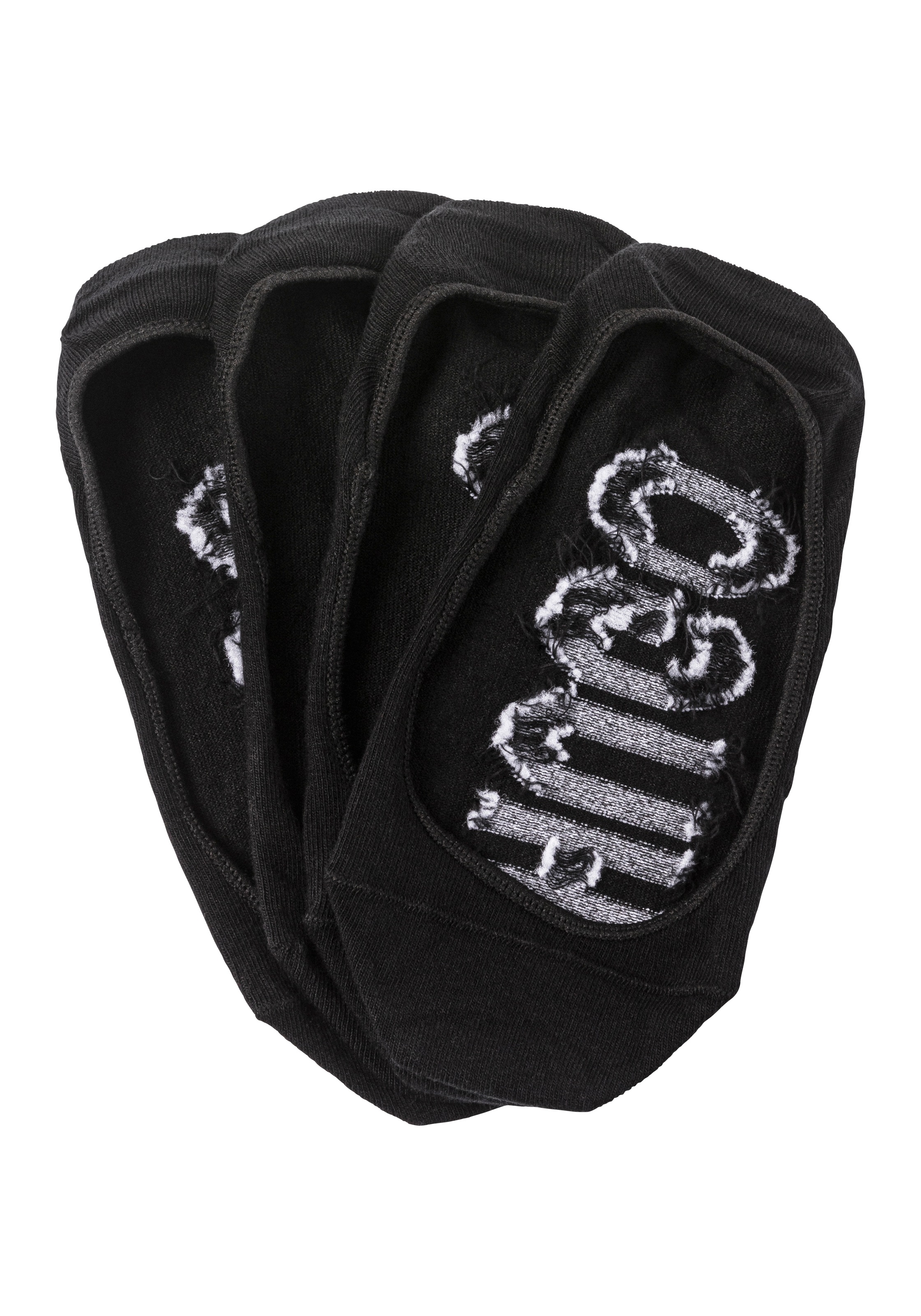 HUGO Underwear Sneakersocken »2P INVISIBLE W«, (Packung, 2 Paar, 2er), mit HUGO Logoschriftzug unter der Sohle