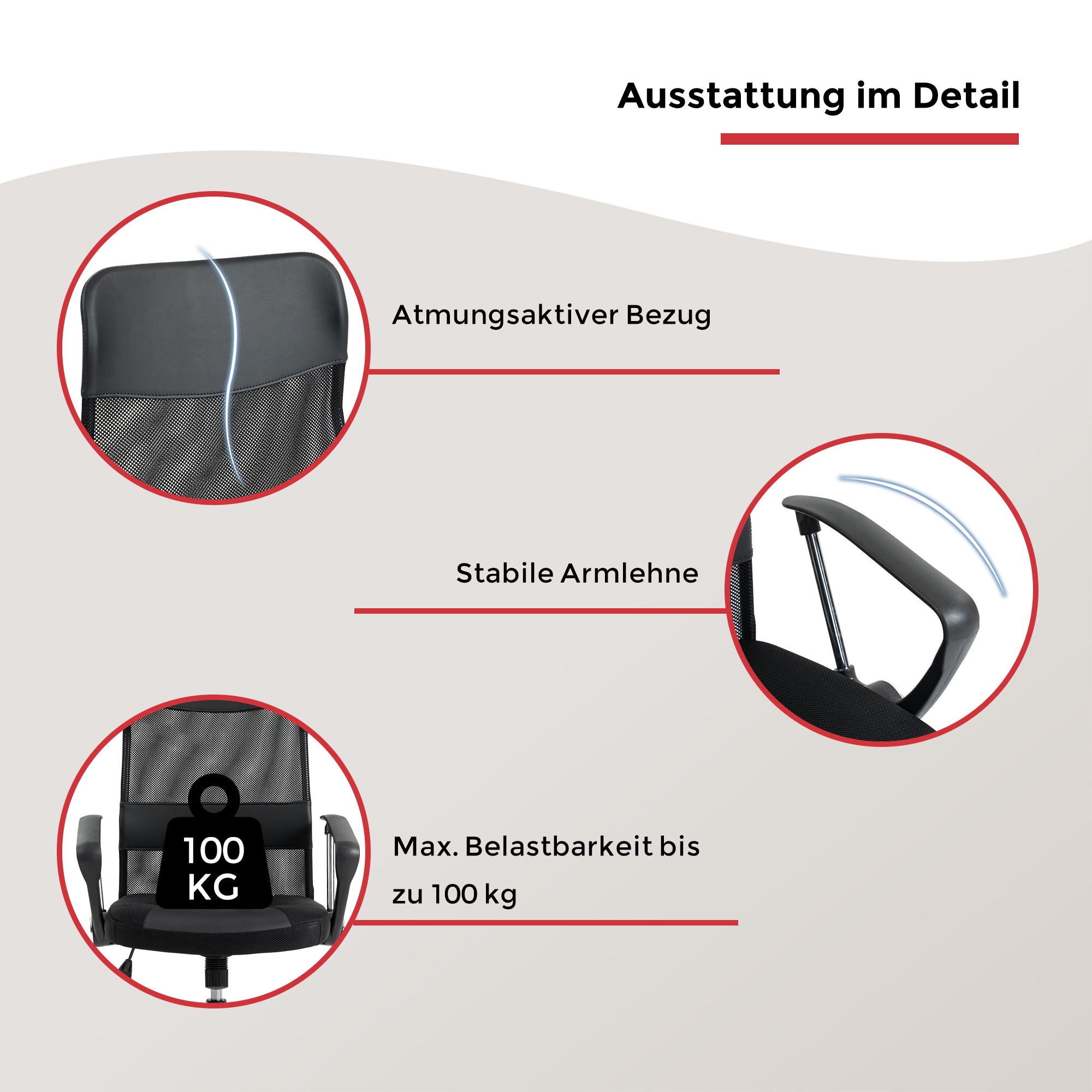 Duo Collection Bürostuhl »Regensburg« () mit verchromten Fußkreuz, Chefsessel