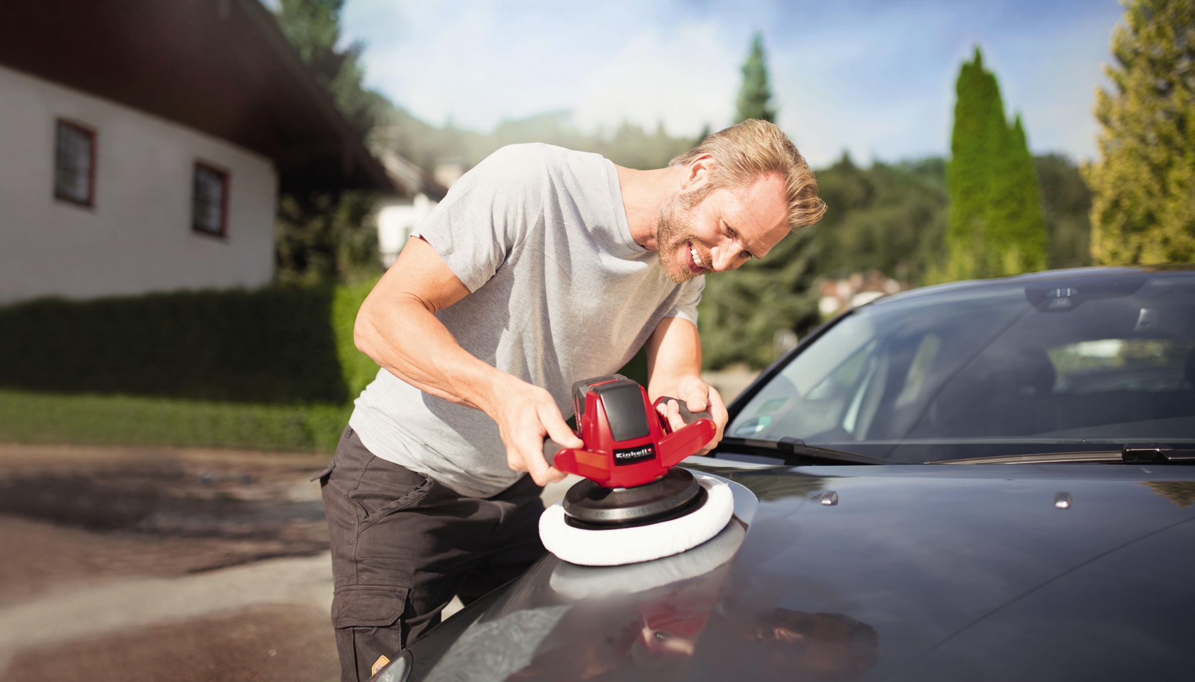 Einhell Akku-Poliermaschine »CE-CB 18/254 Li-Solo« Power X-Change, ohne Akku und Ladegerät