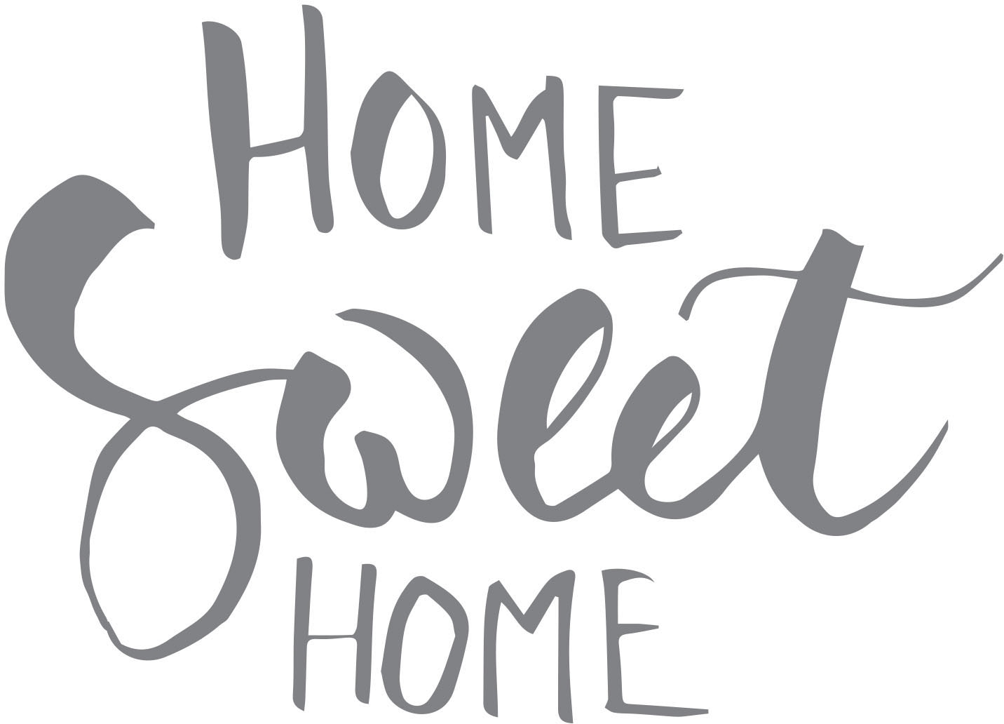 queence Wandtattoo »HOME SWEET HOME«, (1 St.) bequem kaufen