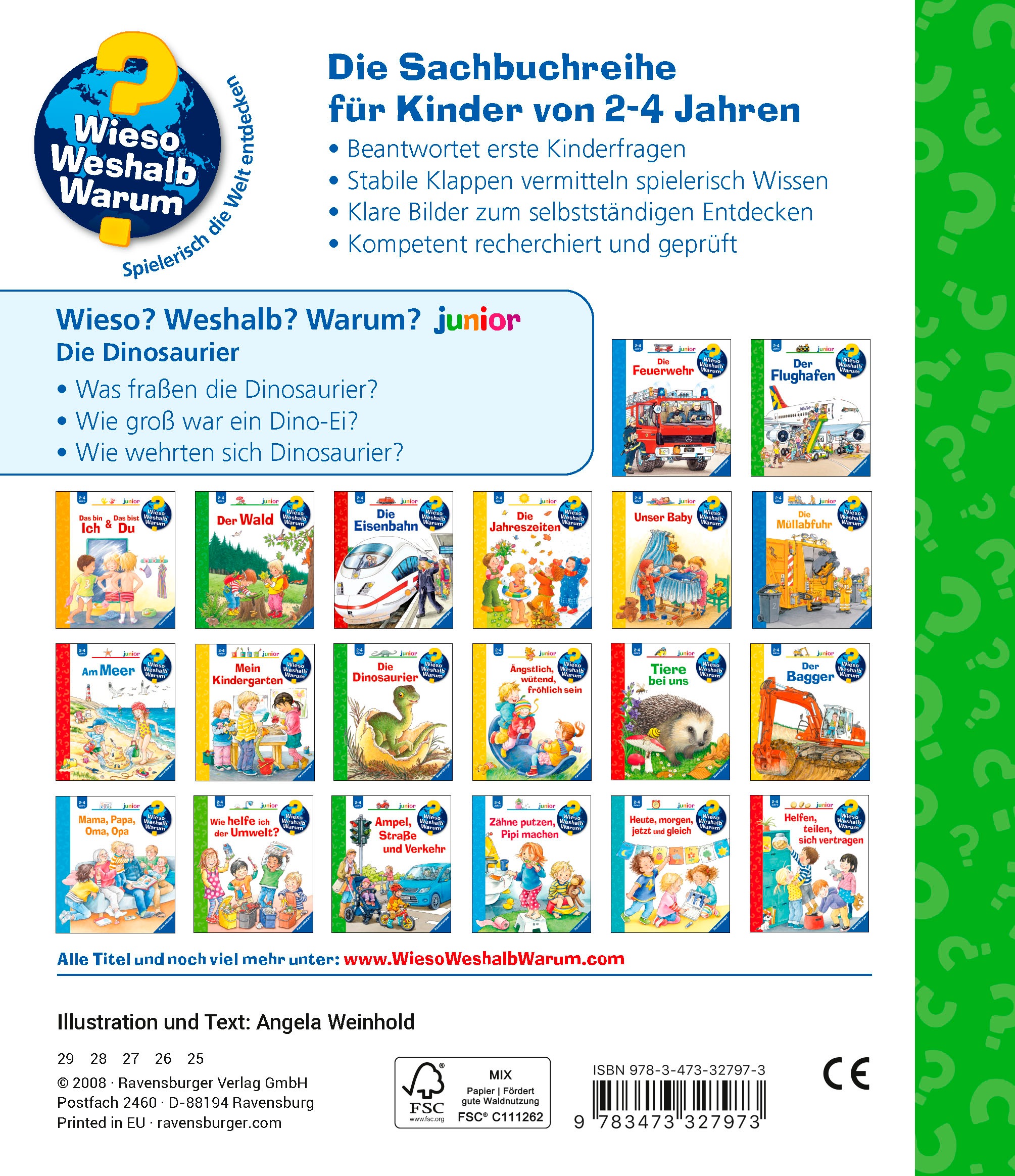 Ravensburger Kinderbuch »Wieso? Weshalb? Warum? junior, Band 25 Die Dinosaurier«