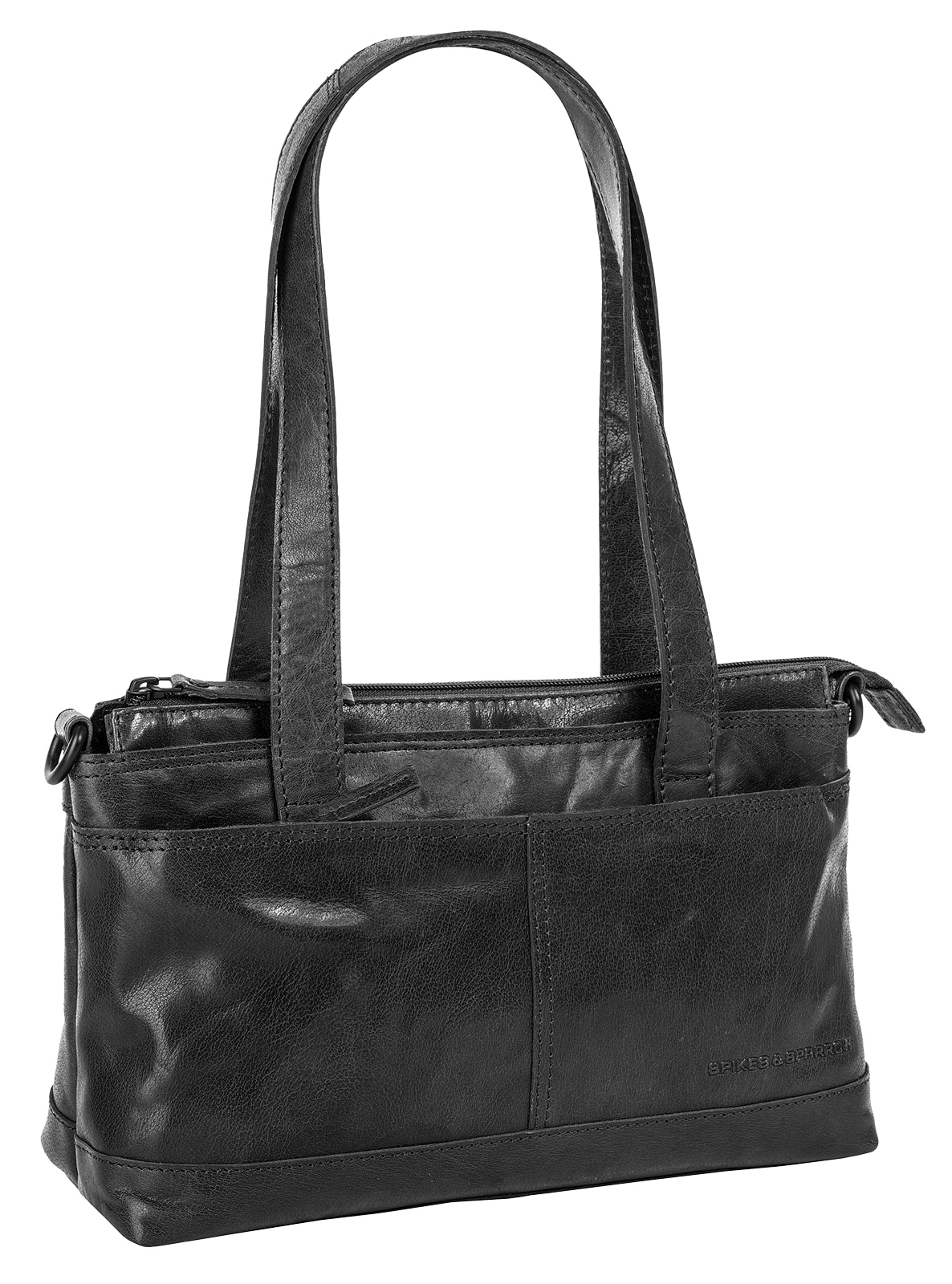 Spikes & Sparrow Henkeltasche, echt Leder