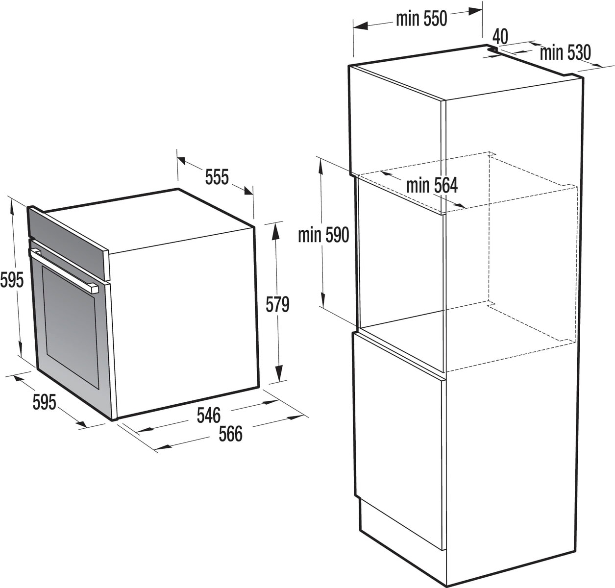 GORENJE Pyrolyse Backofen  »BOP798 S37BG«, mit 2-fach-Teleskopauszug, Pyrolyse-Selbstreinigung