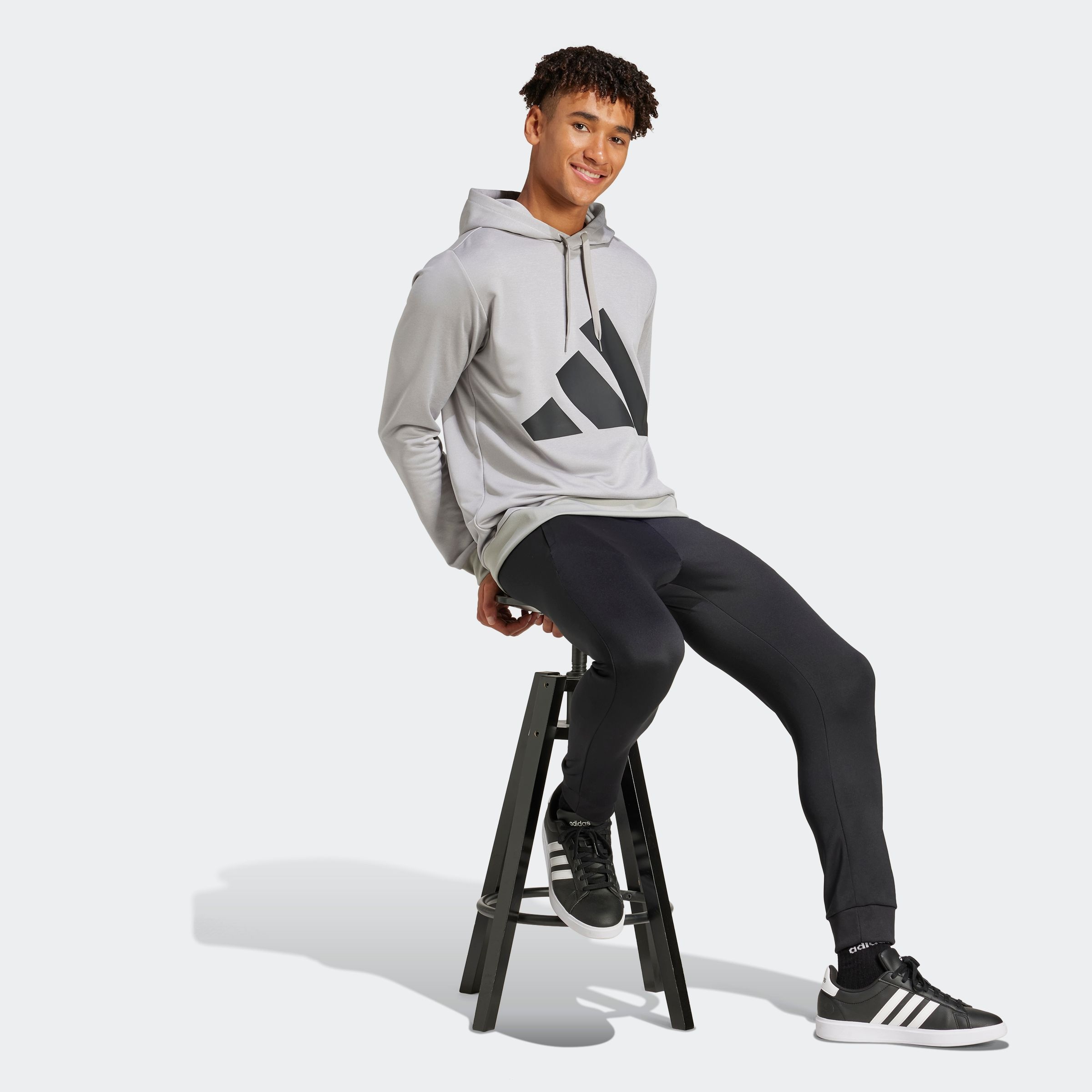 adidas Sportswear Trainingsanzug »M BL FT HD TS«, (2 tlg.), aus weichem French-Terry-Material, Hoodie