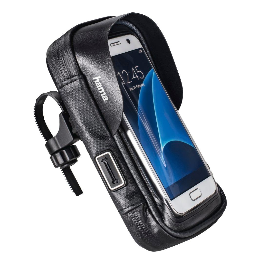wasserabweisend« 3 Lenkertasche Klemmhalterung Garantie UNIVERSAL | XXL fürs als Handyhülle Hama Fahrrad, ➥ »Smartphone-Tasche \
