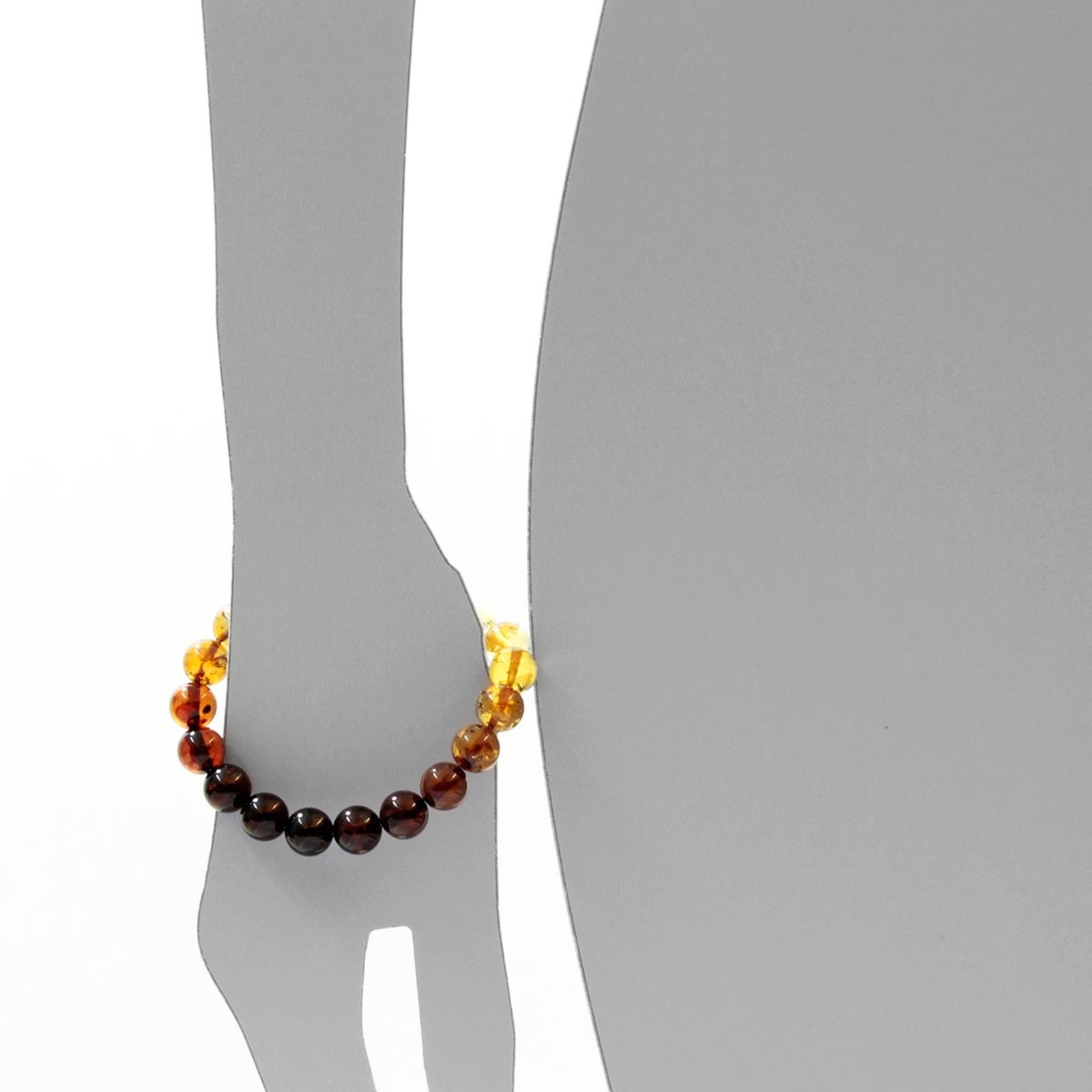 OSTSEE-SCHMUCK Armband »- Kugel 10 mm - Bernstein -,«