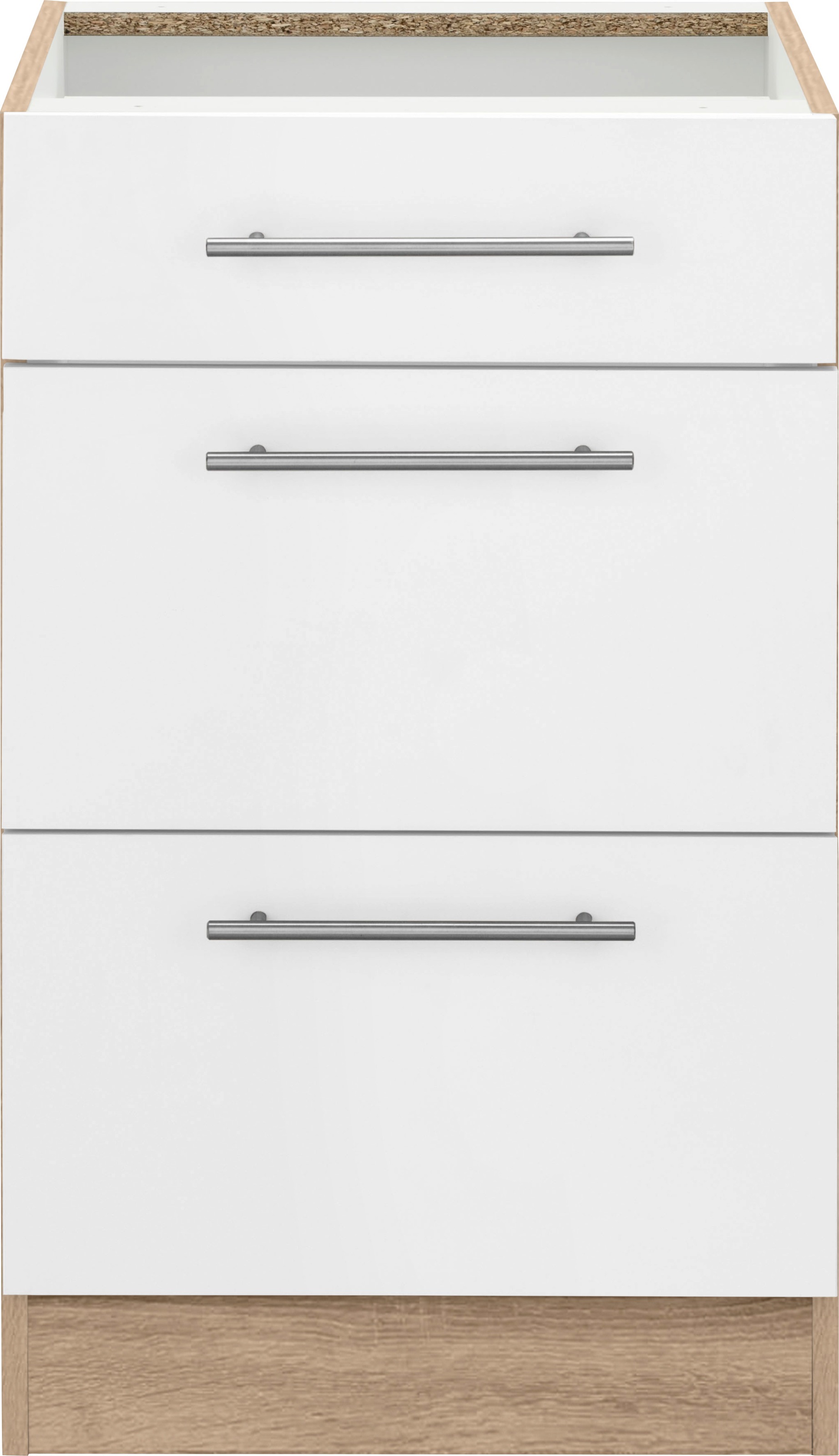 wiho Küchen Unterschrank »Cali«, 50 cm breit, mit 2 großen Auszügen ohne  Arbeitsplatte auf Raten kaufen