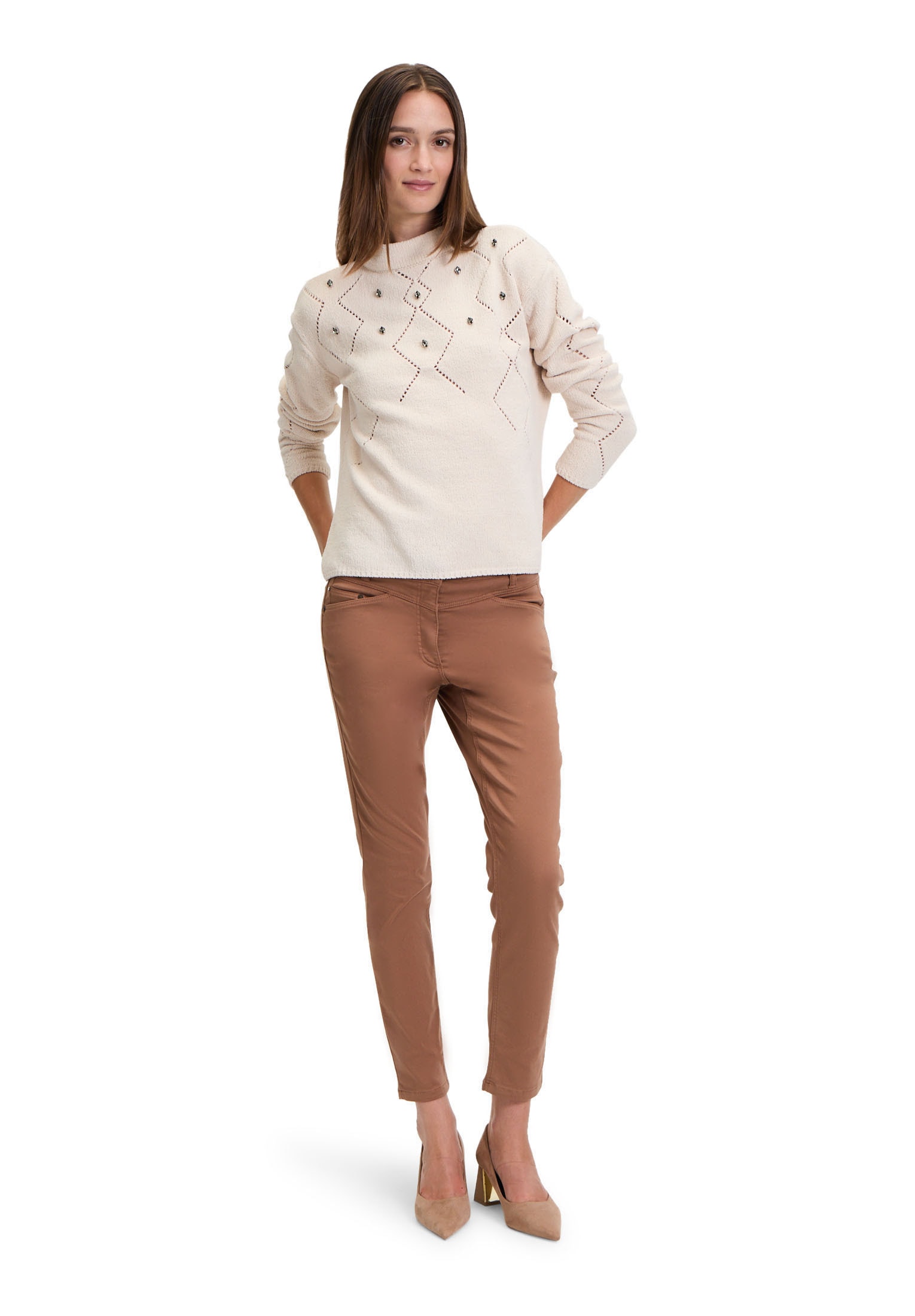 Betty Barclay Strickpullover »Strickpullover mit Schmucksteinen«