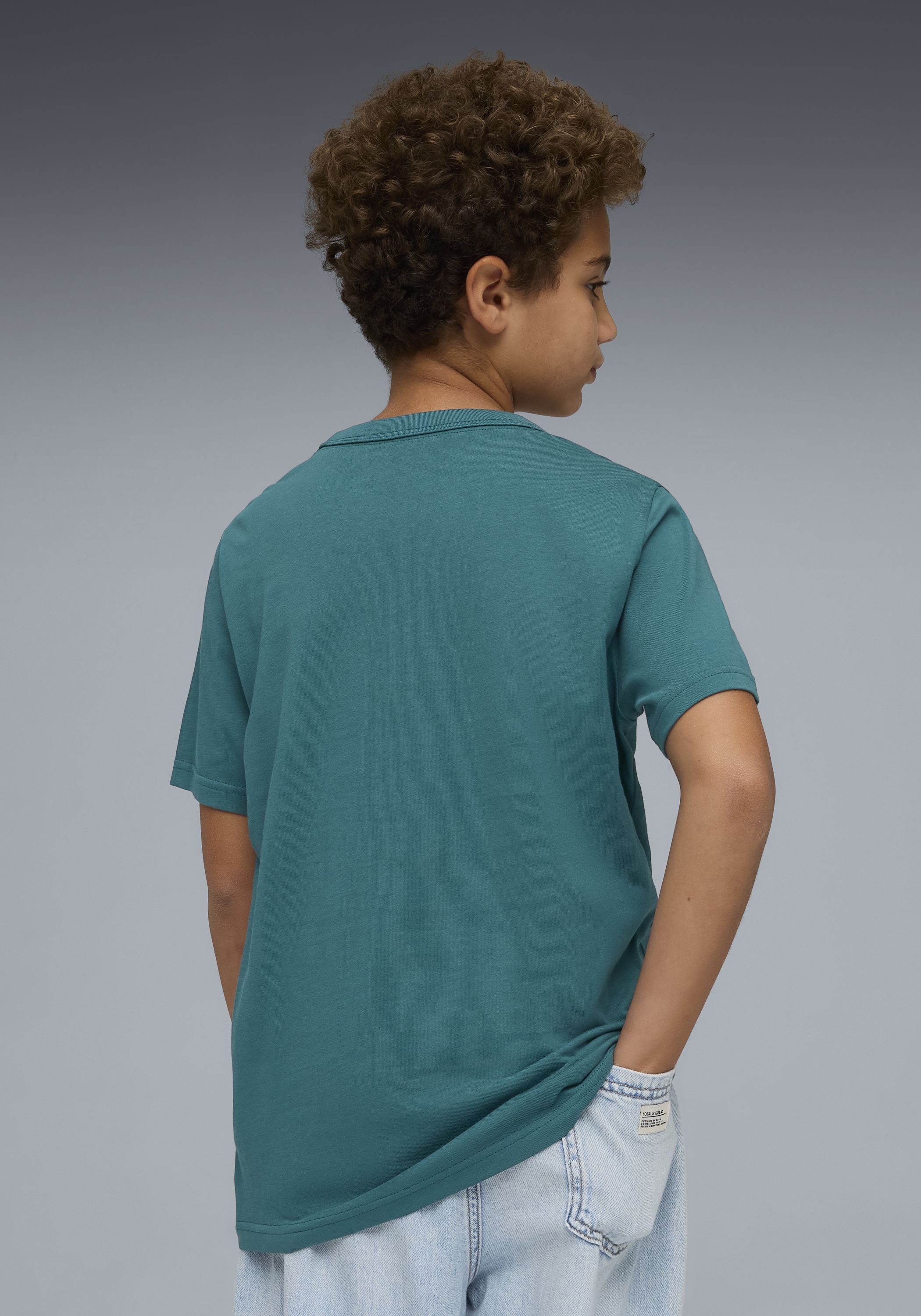 PUMA T-Shirt »CLASS GRAPHIC TEE B« Regular Fit, Kurzarm, Rundhalsausschnitt, für Jugendliche