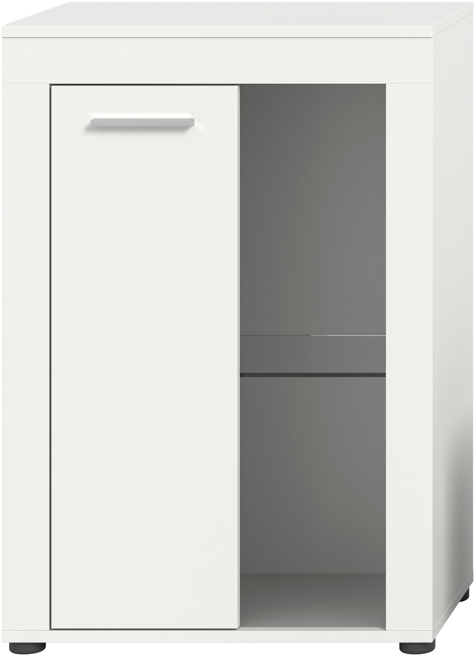 INOSIGN Vitrine »Aosta, Breite 60 cm, stehend oder hängend, in verschiedenen Farben«, Türanschlag wechselbar, 1 Glaseinlegeboden, Hängeeitrine, Standvitrine