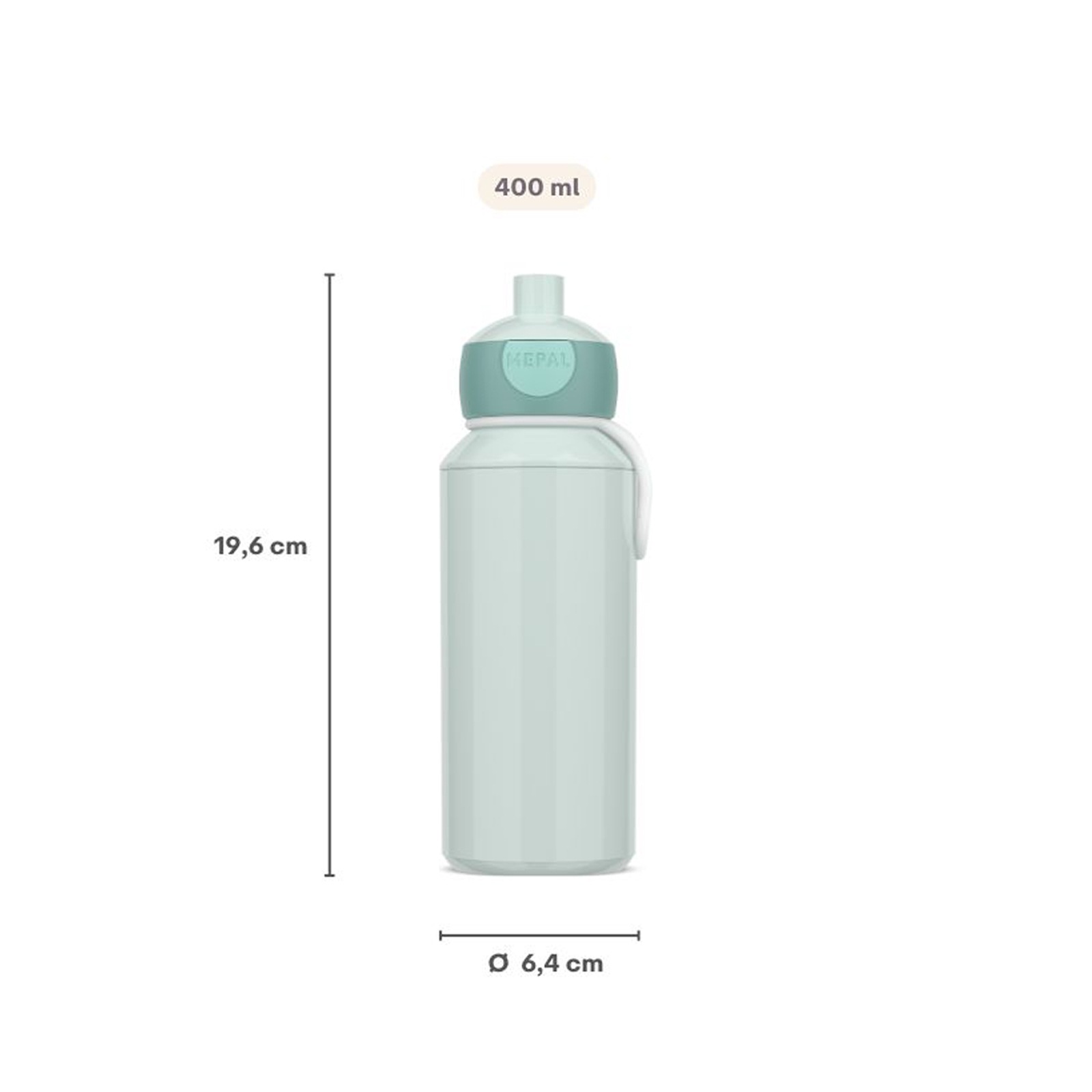 Mepal Trinkflasche »Pop-Up Trinkflasche Campus Switch 400 ml«