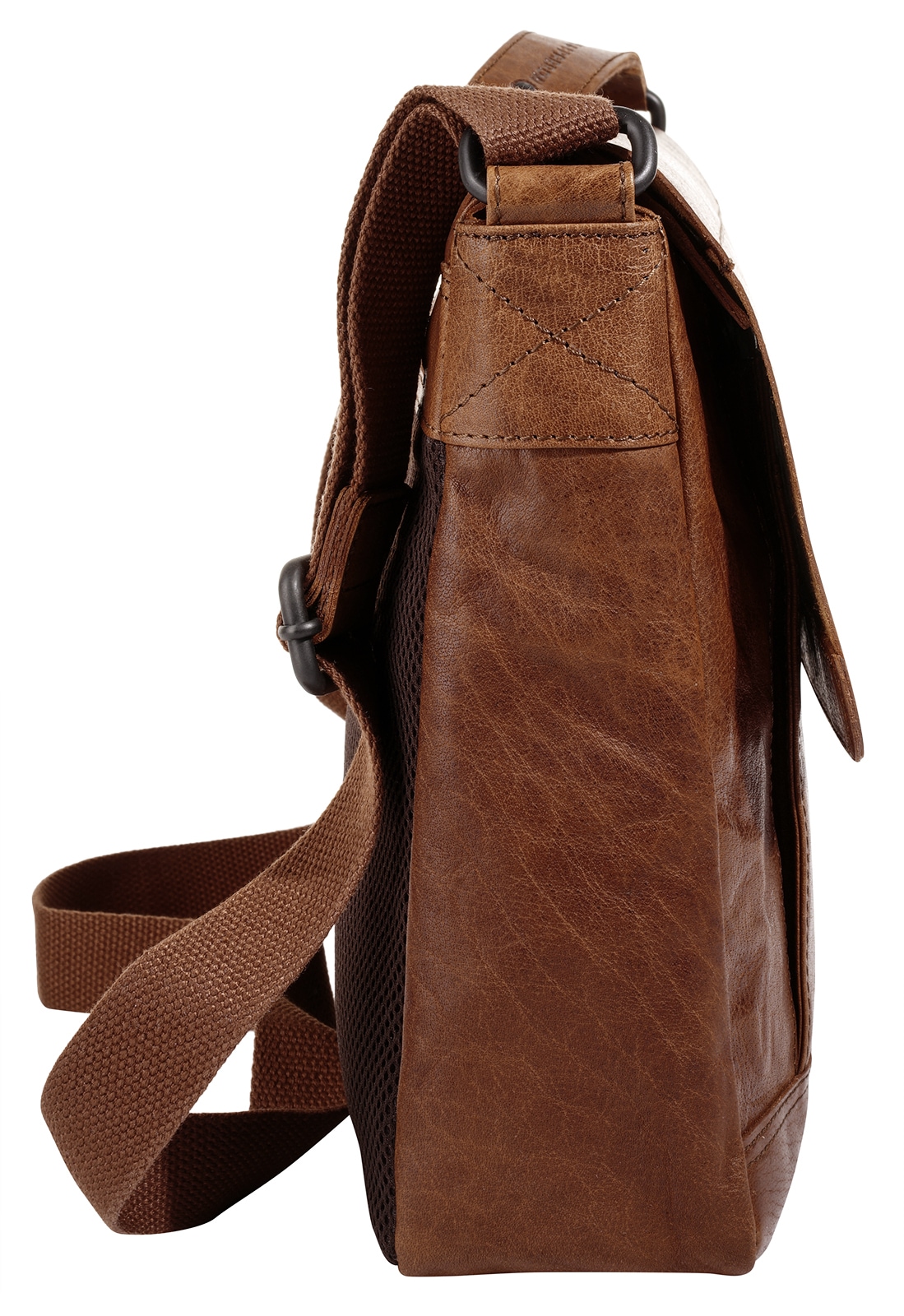 Spikes & Sparrow Messenger Bag, echt Leder