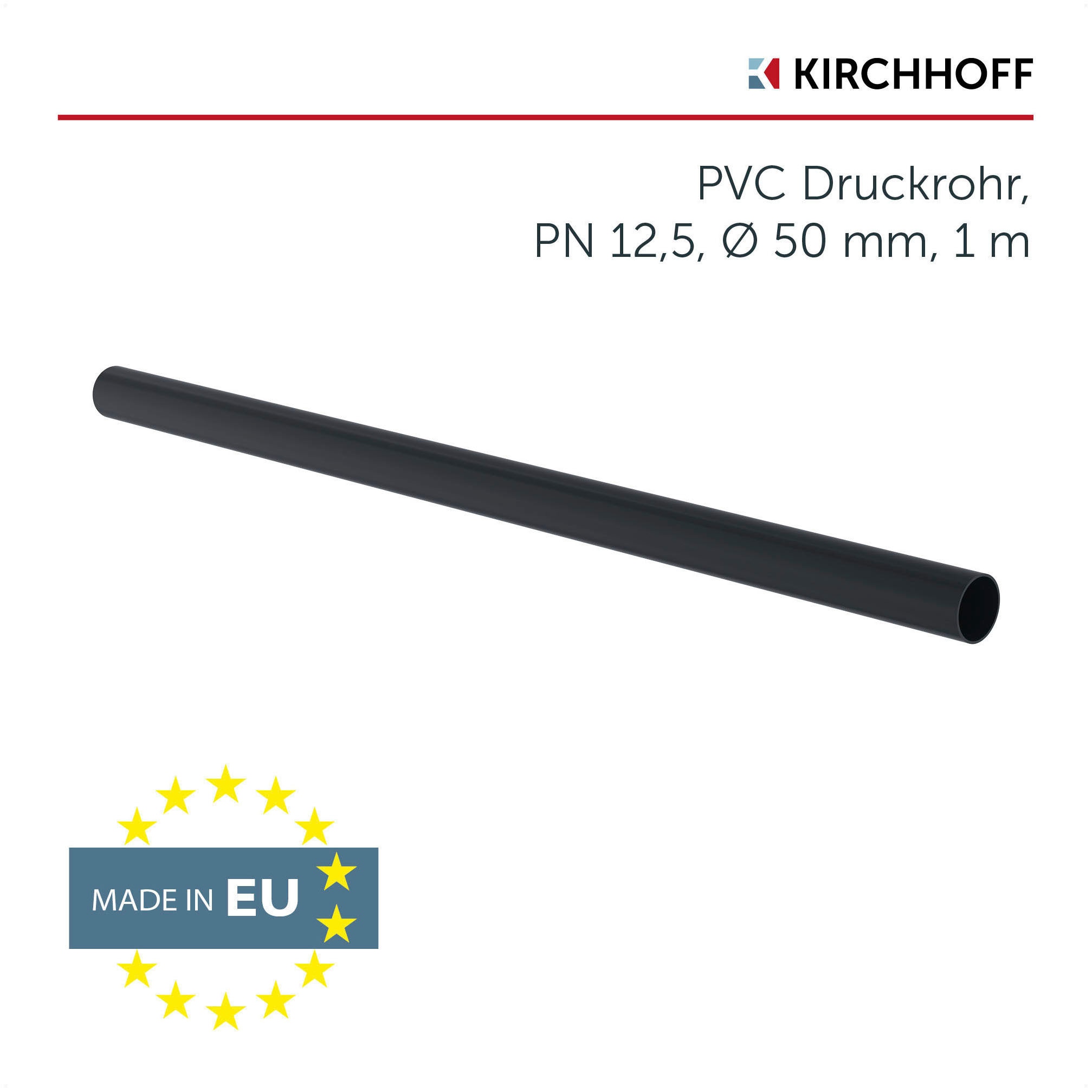 Kirchhoff Druckspülrohr, Druckrohr mm mit XXL 50 Teich, kaufen m, Pool bar, | 3 2,4, 10 beständig online Garantie Jahren x 1 & für