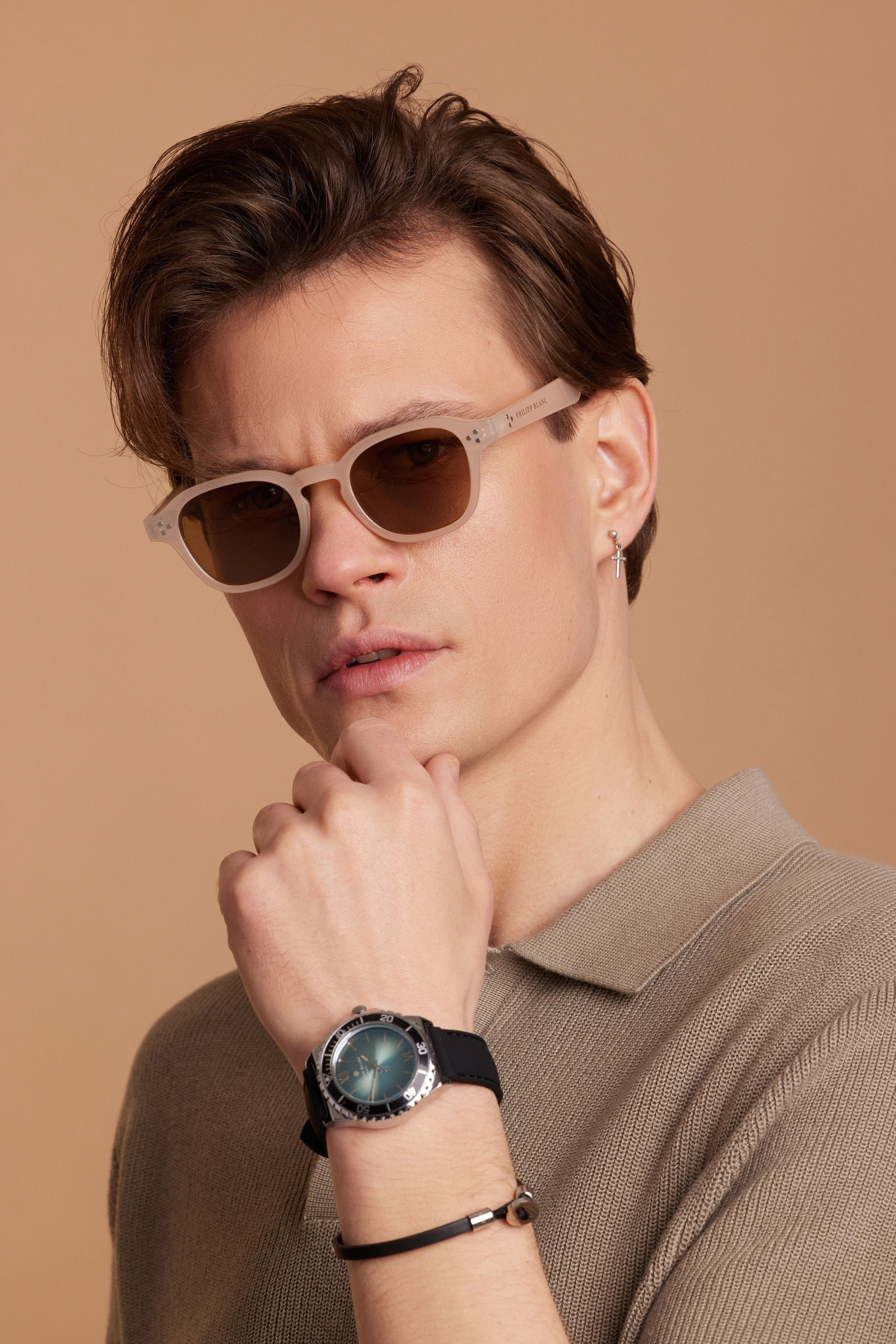 PHILIPP BLANC Sonnenbrille »PA13-03« Glas 0,74 mm, polarisierte Gläser, UV400, CAT3.0