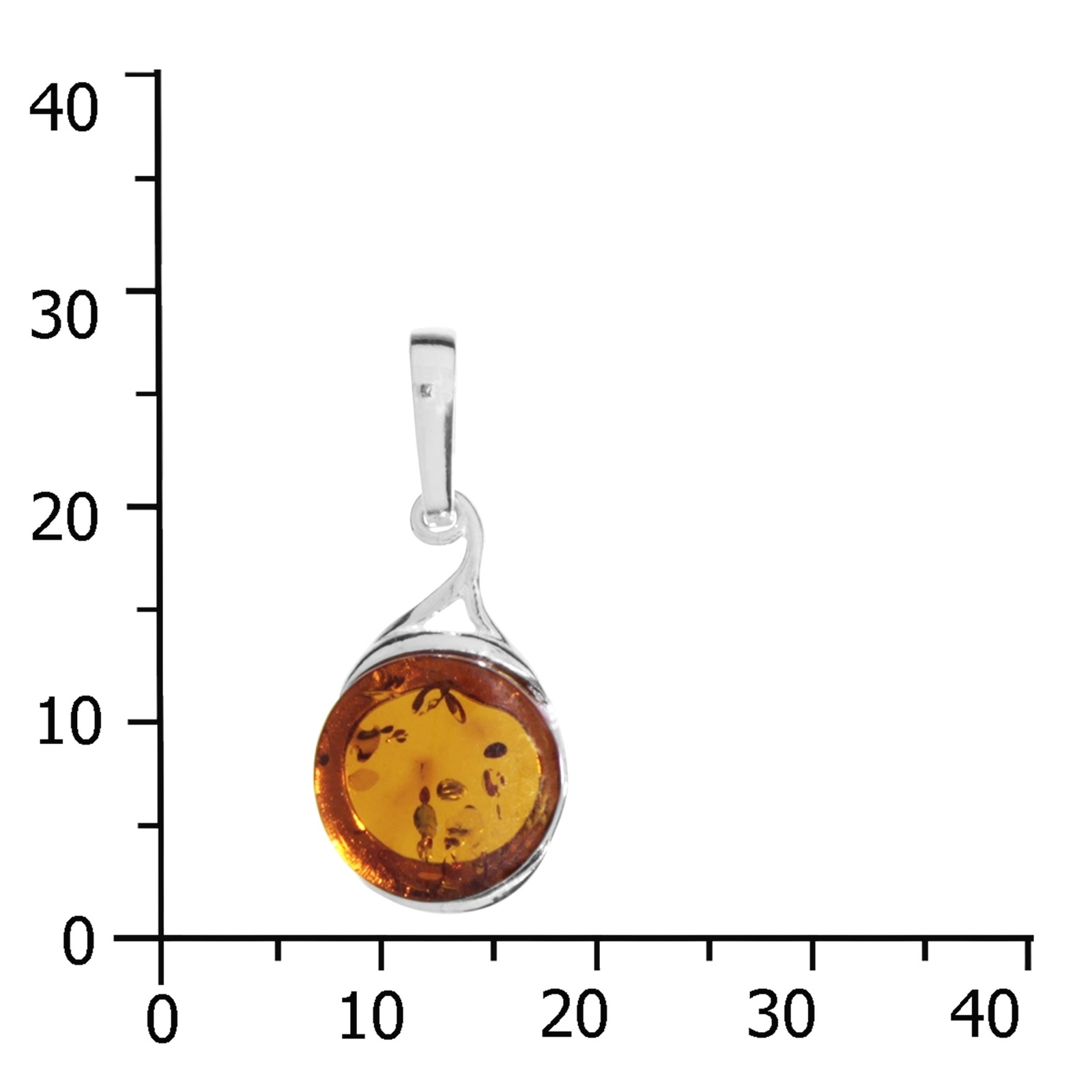 OSTSEE-SCHMUCK Kettenanhänger »- Tira - Silber 925/000 - Bernstein«