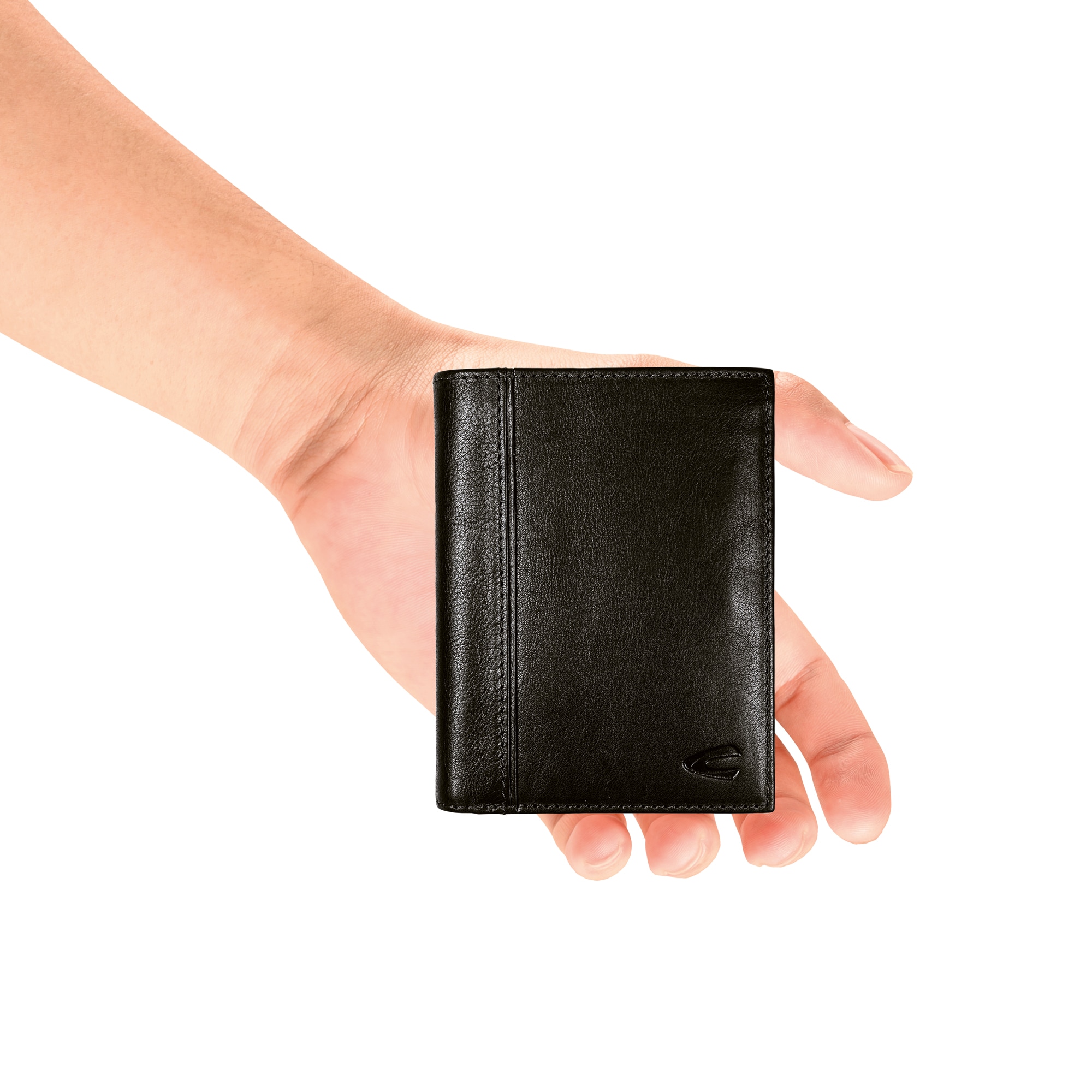 camel active Geldbörse »Pine« aus pflanzlich gegerbtem Rindsleder im kernigen Look mit RFID-Schutz