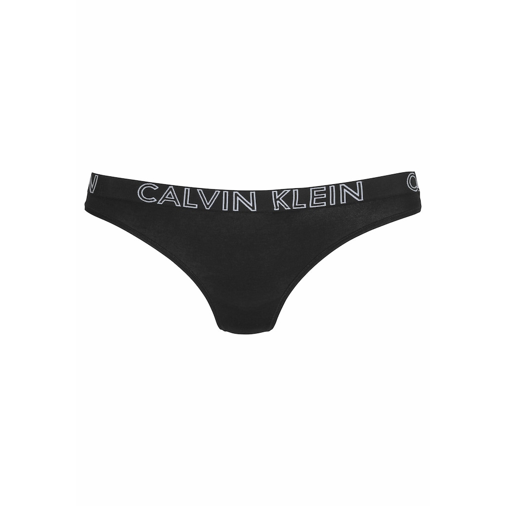 Calvin Klein String »ULTIMATE COTTON«, mit Logobündchen
