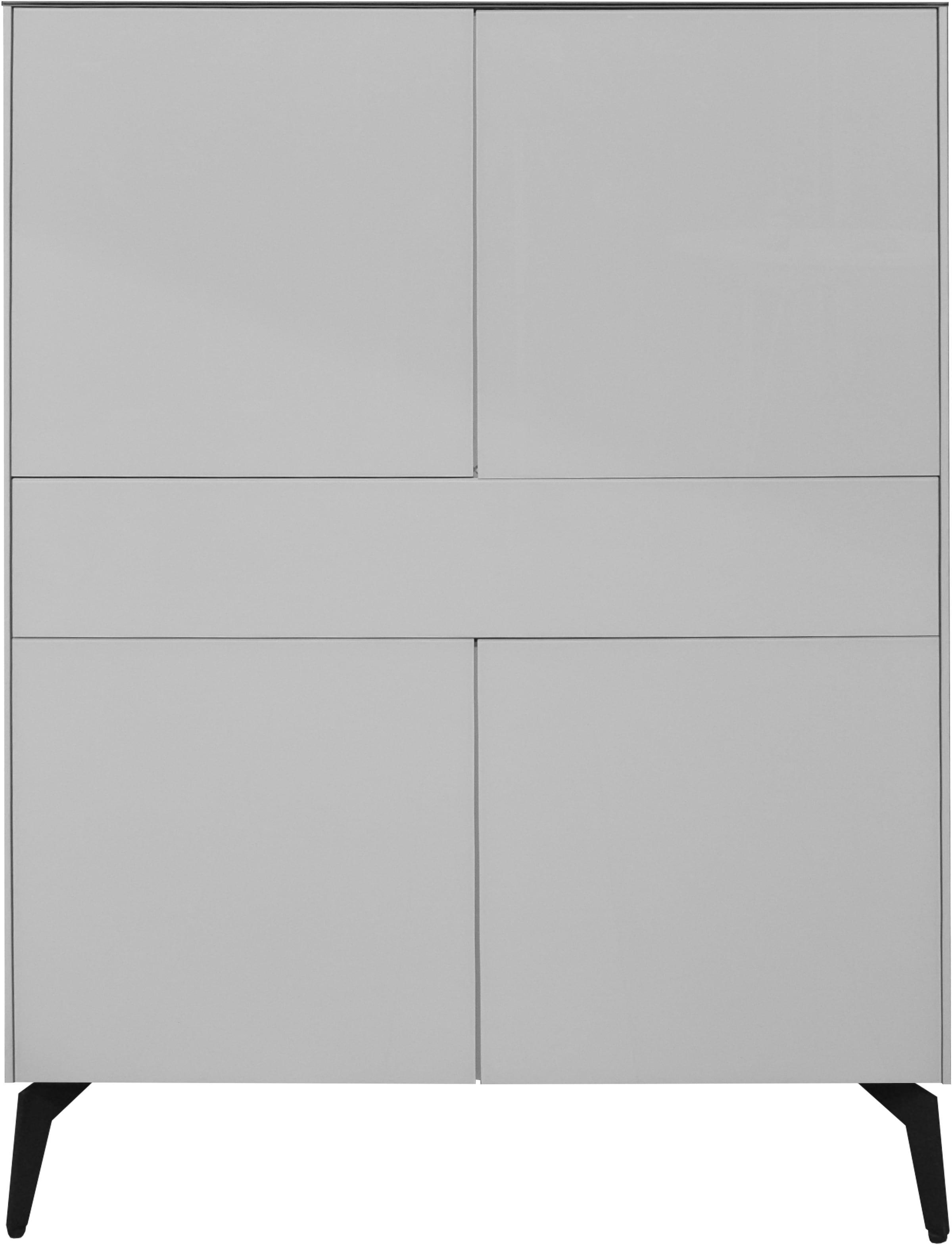 Mäusbacher Highboard »Imola TOPSELLER!«, (OTTOs Choice), Mäusbacher Highboard, Breite 121 cm, mit Glasfront und Glasoberplatte