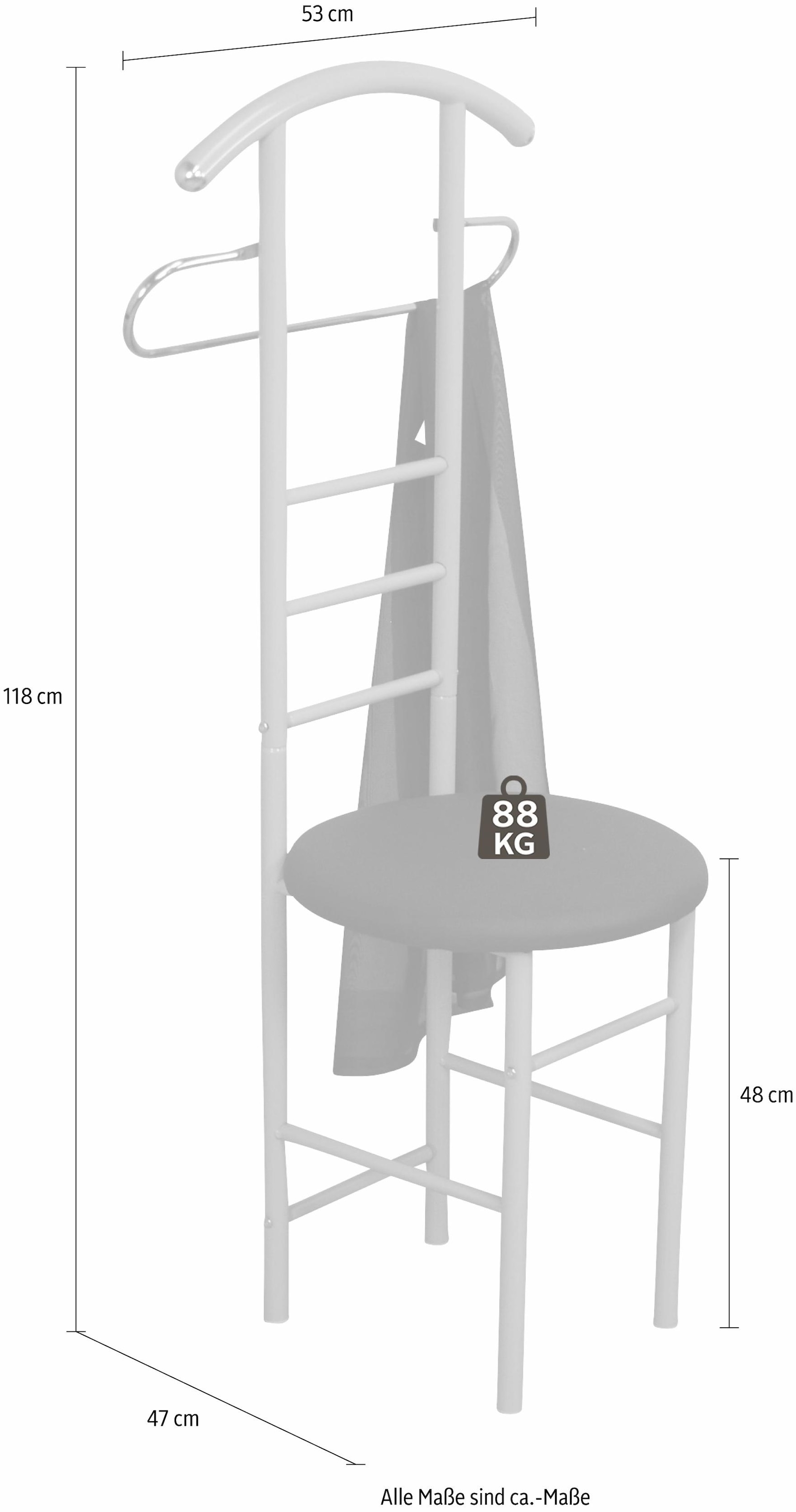 INOSIGN Herrendiener »TOPSELLER!«, (Kleiderständer, OTTOs Choice), Maße (B/T/H): 53/47/118 cm