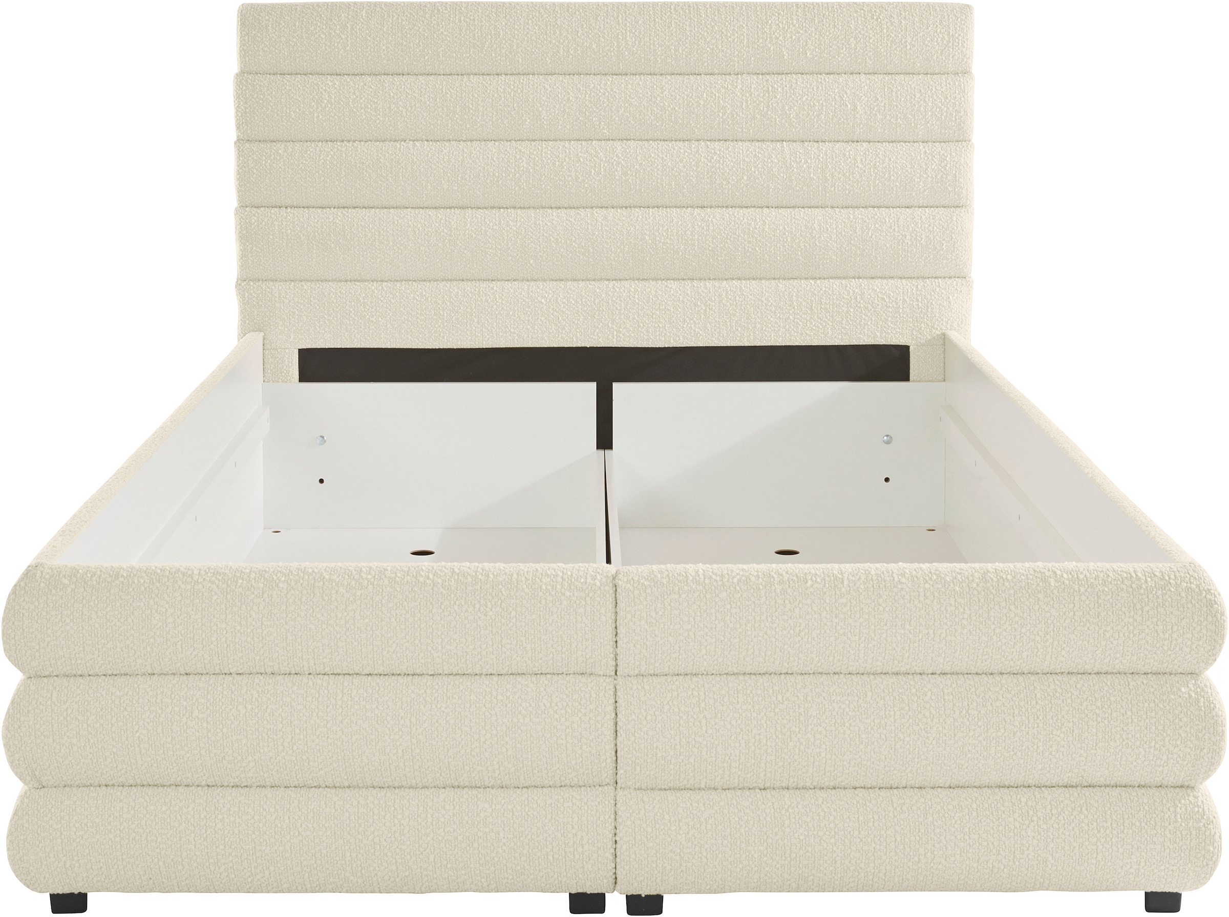 LeGer Home by Lena Gercke Polsterbett »Maylis Bouclé« wahlweise mit und ohne Matratze und Lattenrost, auch in 200cm Breite