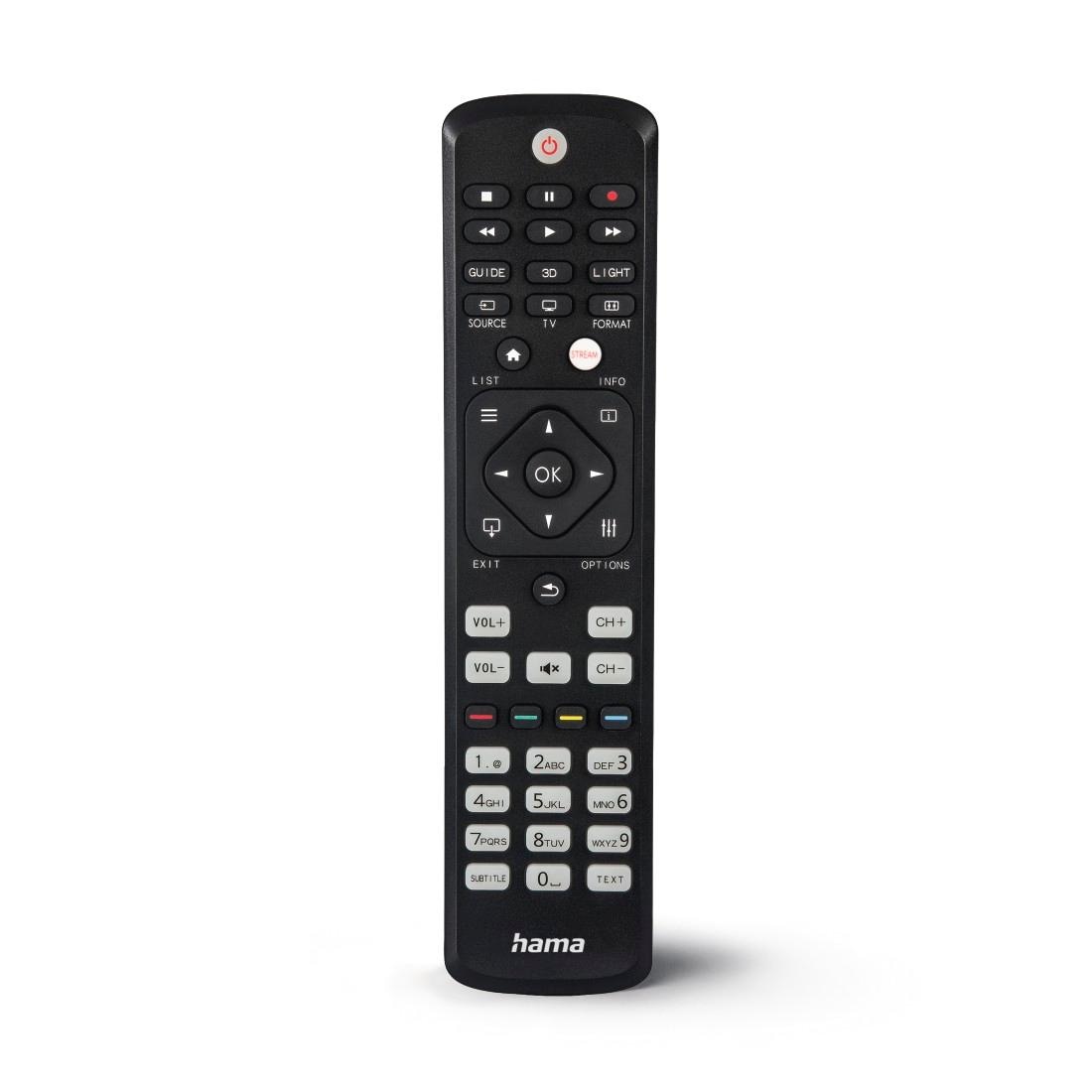 Hama Universal-Fernbedienung »Universal Ersatzfernbedienung für Philips TV, lernfähig«, 1-in-1