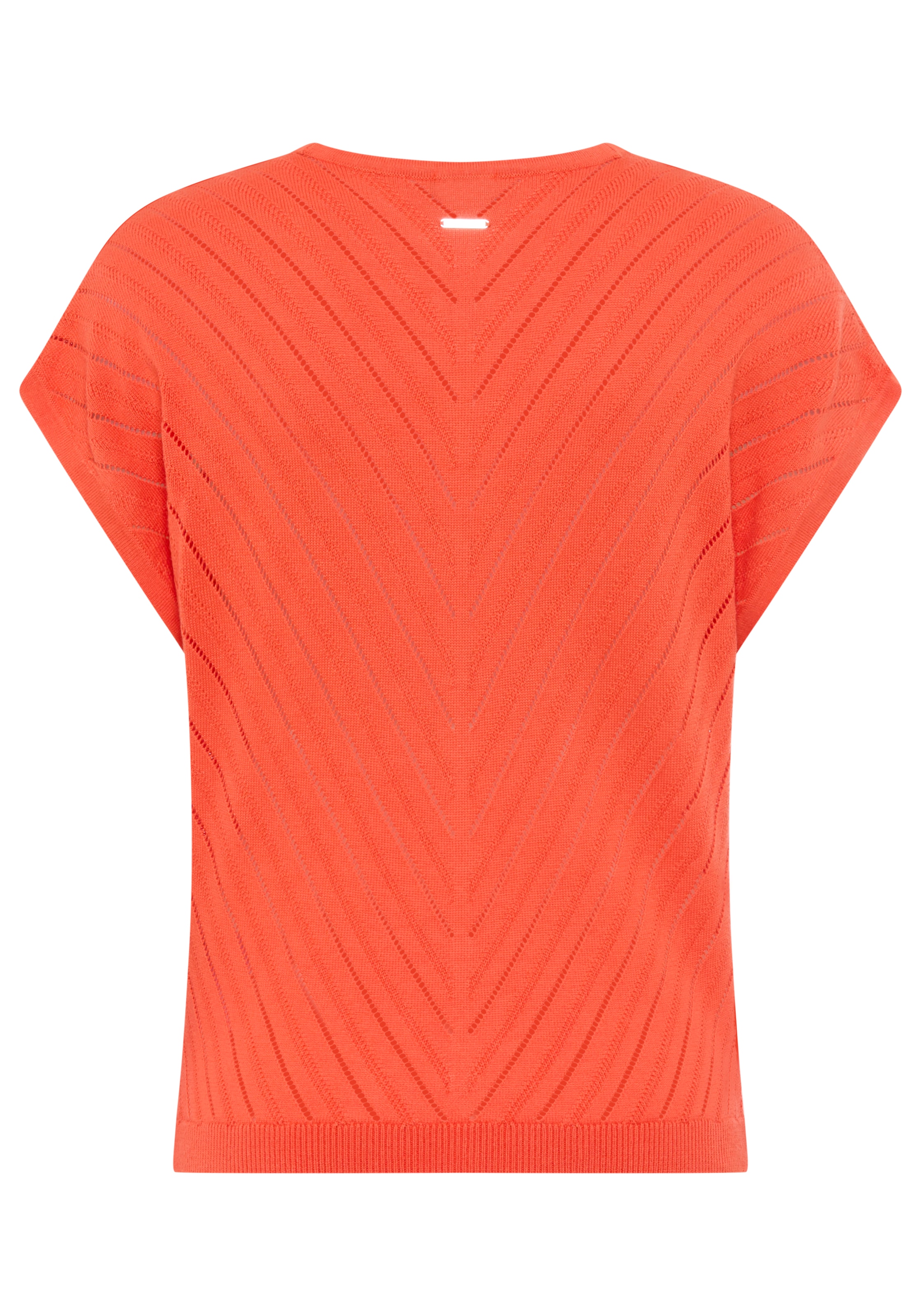 Laura Scott Strickjacke mit modernen Struktur und femininen V-Ausschnitt